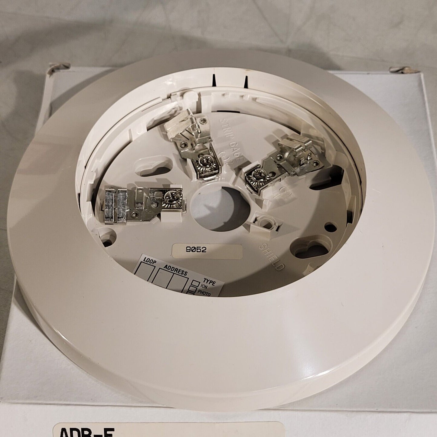 FCI ADB-F Automatic Fire Detector Base For Open Area 110-31B60 Fire Control Inst