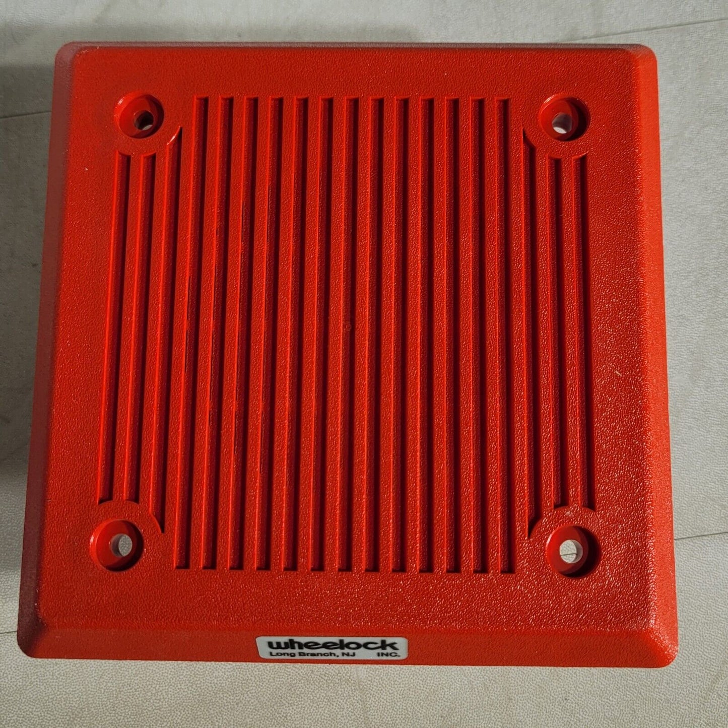 Wheelock EH-DL1 Electronic Horn 104027 Red Fire Alarm Audible Signal Eaton 12/24