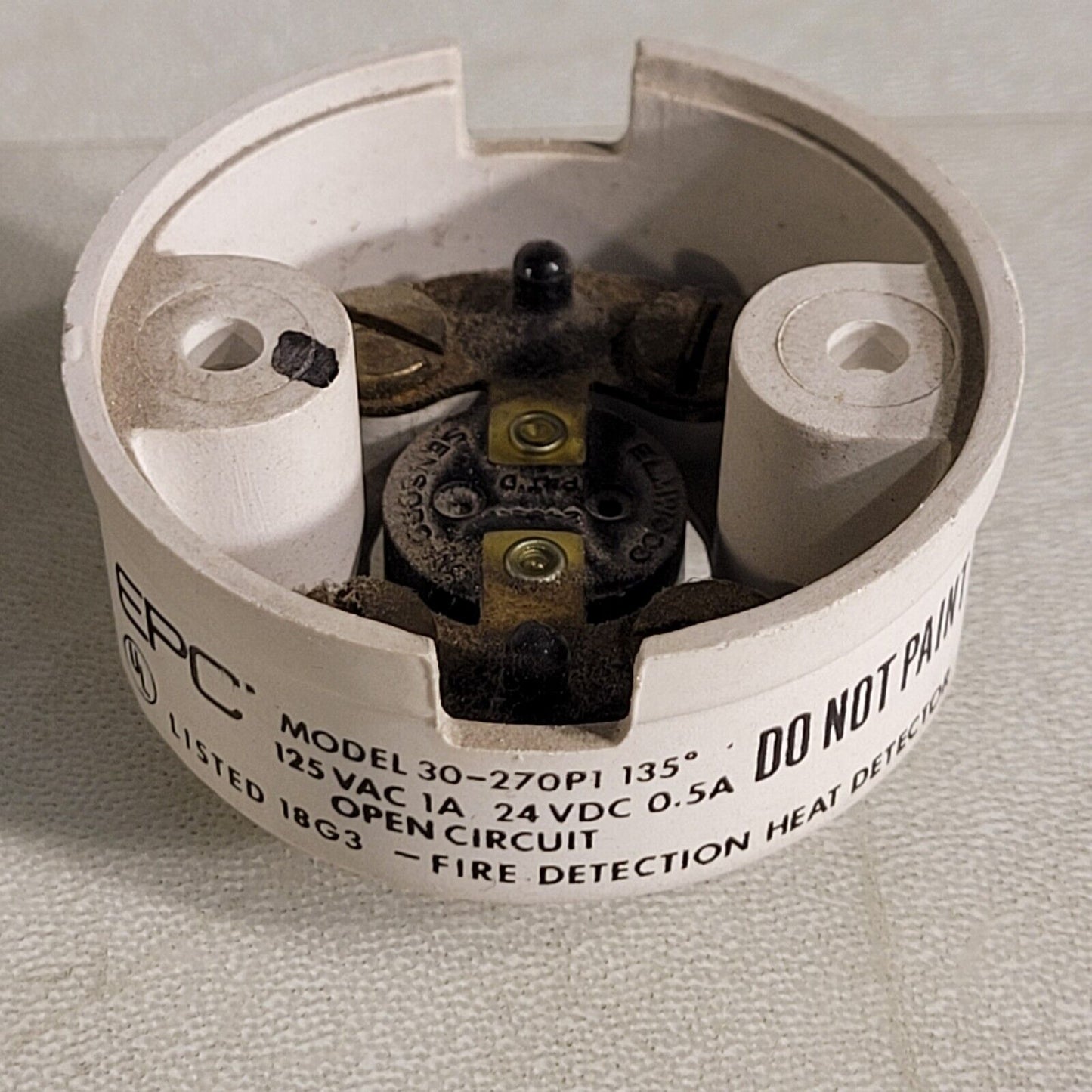 EPC 30-270P1 135° Fire Detector Heat Detector Open Circuit Edwards