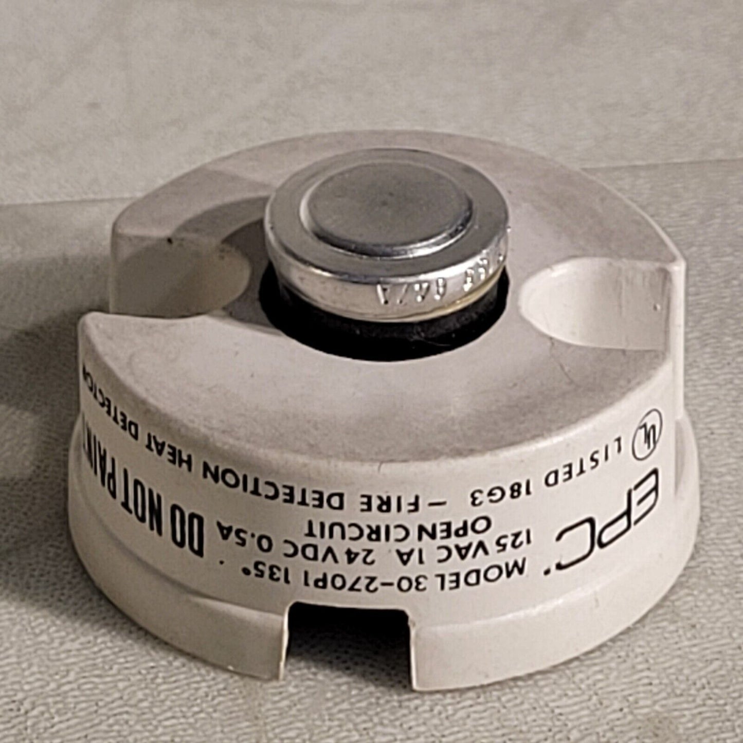 EPC 30-270P1 135° Fire Detector Heat Detector Open Circuit Edwards