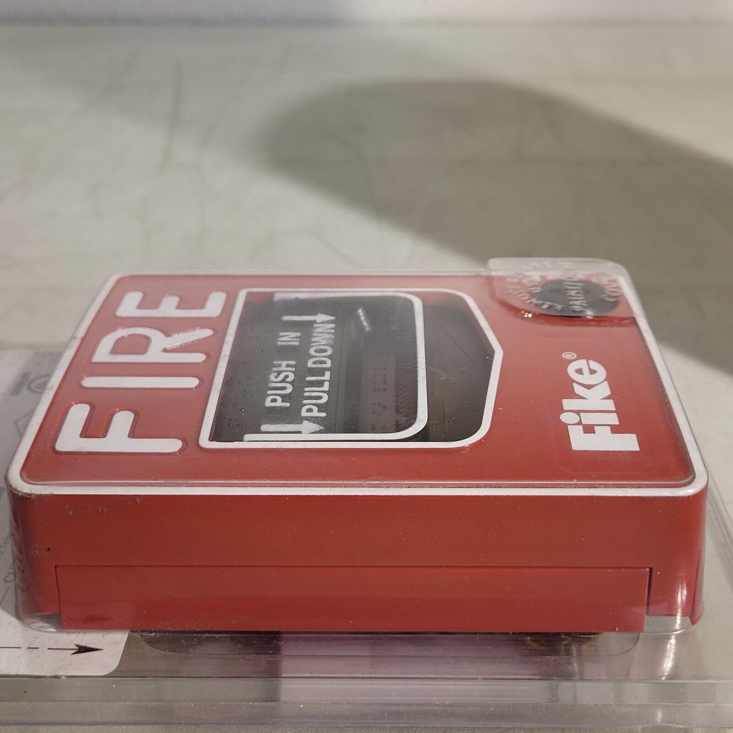 Fike 20-1063 Fire Manual Pull Station Dual Acction Adressable Key Lock Reset