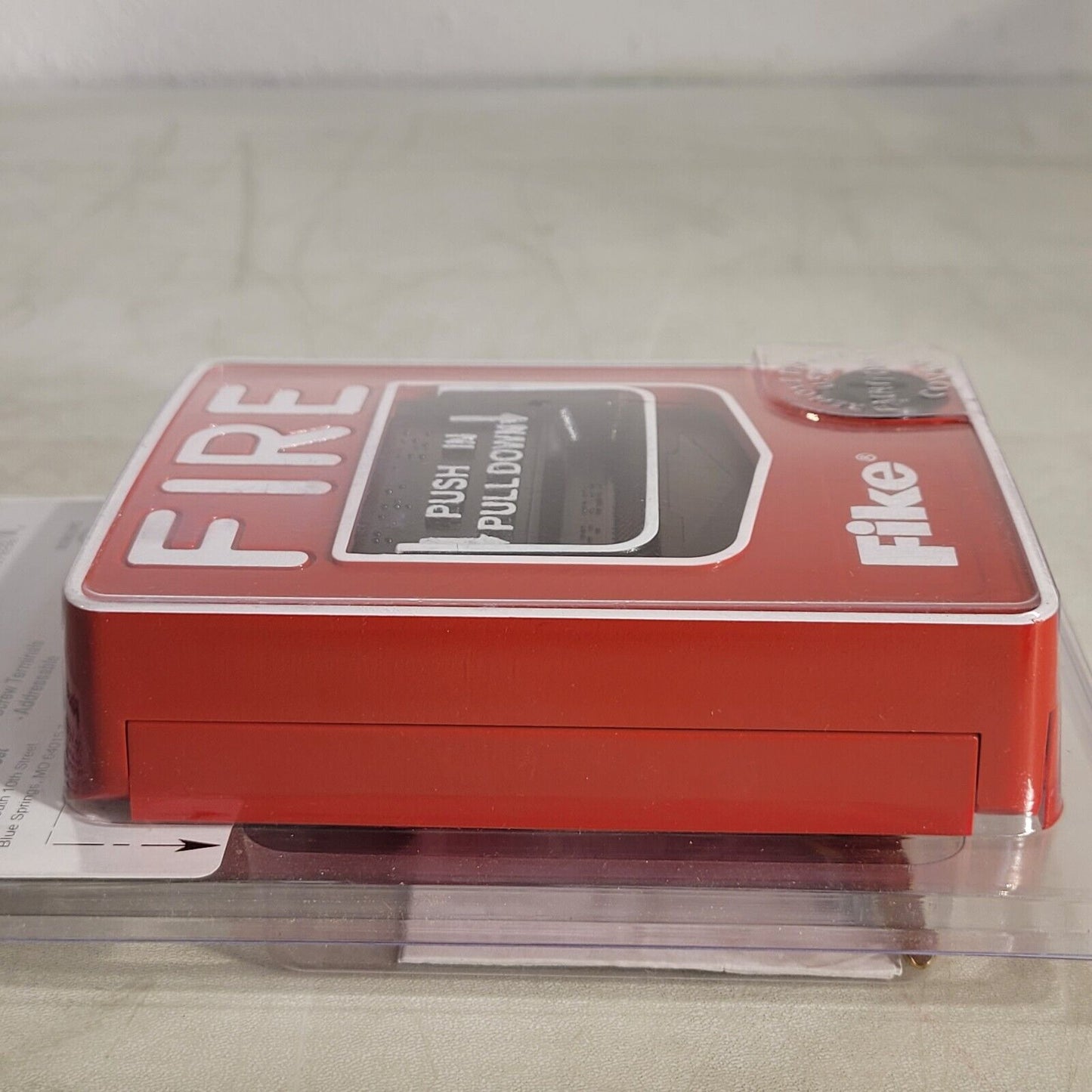 Fike 20-1064 Fire Manual Pull Station Dual Acction Adressable Key Lock Reset
