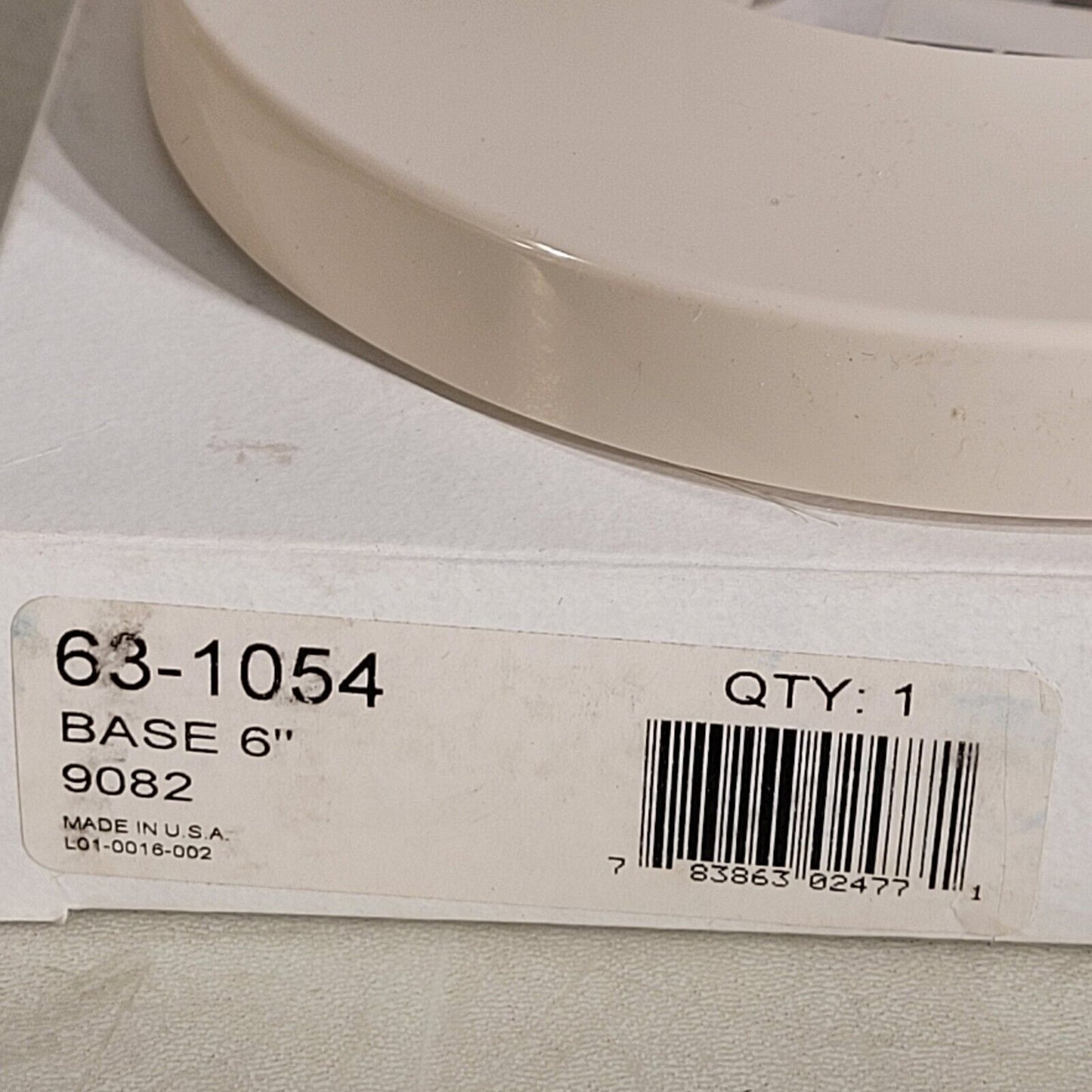 Fike 63-1054 Automatic Fire Detector 6" Base For Open Area Protection