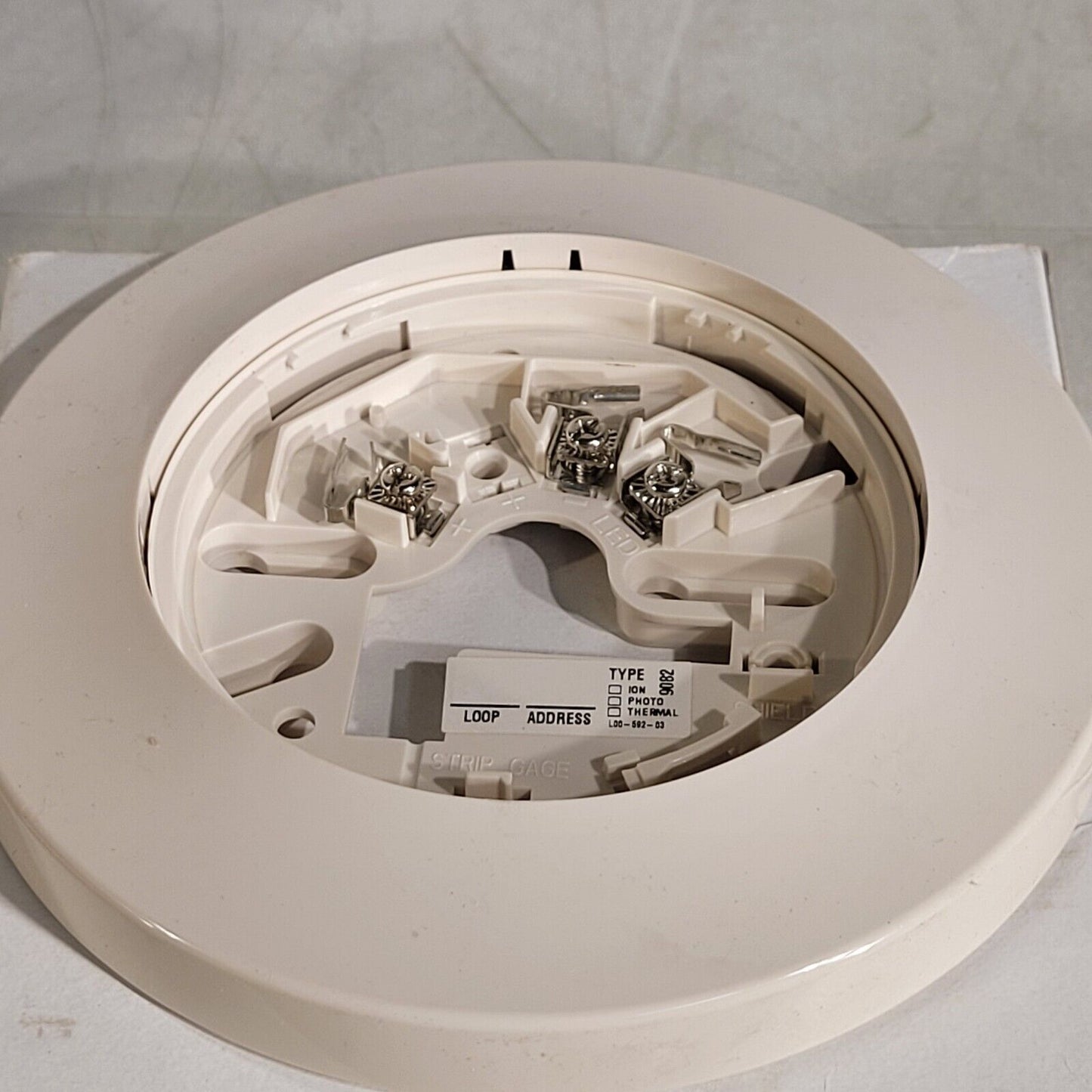 Fike 63-1054 Automatic Fire Detector 6" Base For Open Area Protection