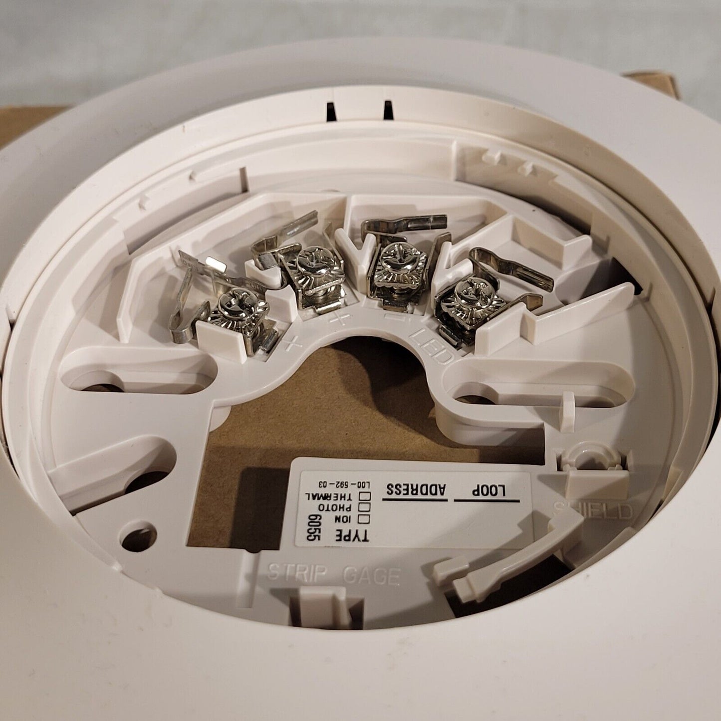 Fike 63-1060 Automatic Fire Detector 6" Base For Open Area Protection
