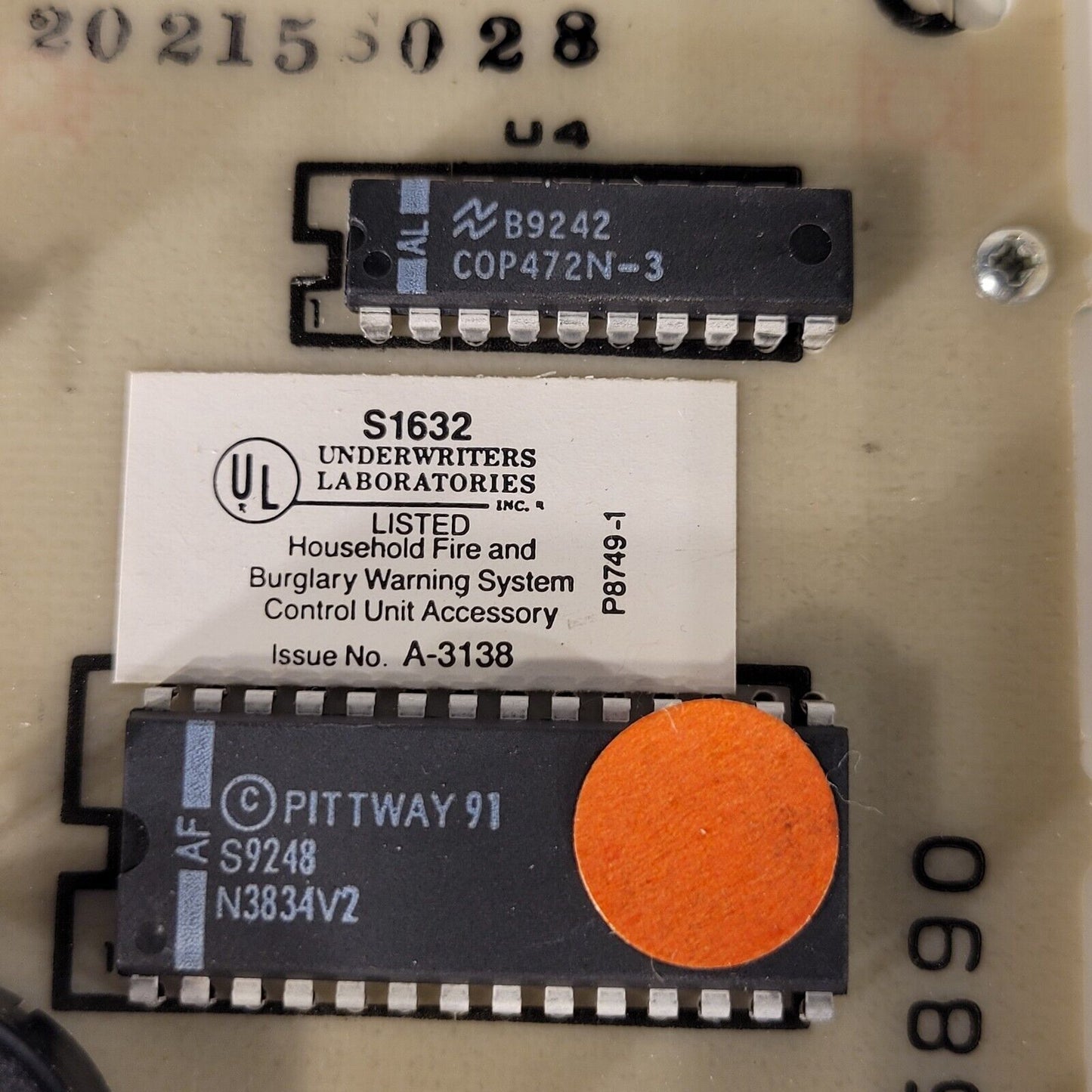 Ademco 4127 Console Security Alarm Device Universal Keypad For Victor And Vista