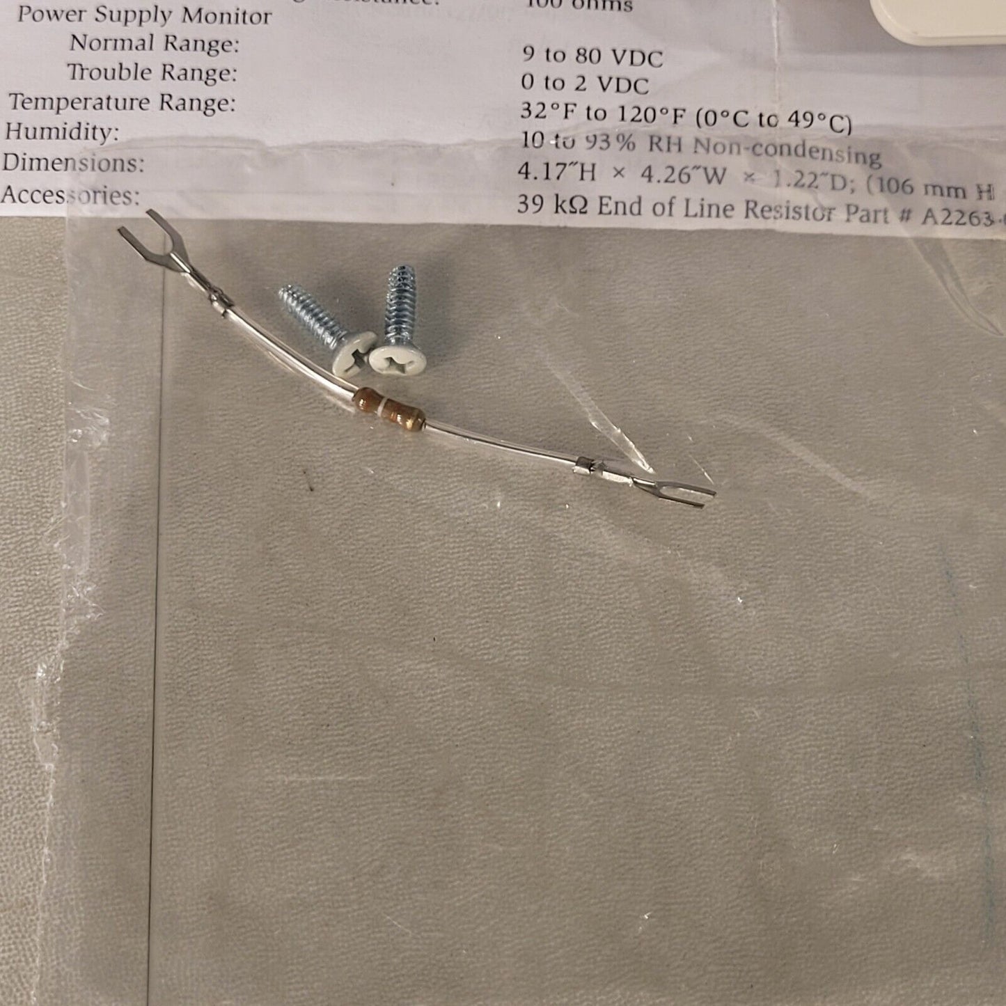 Fike 55-042 Supervised Control Module For Indoor Dry Applications Off White