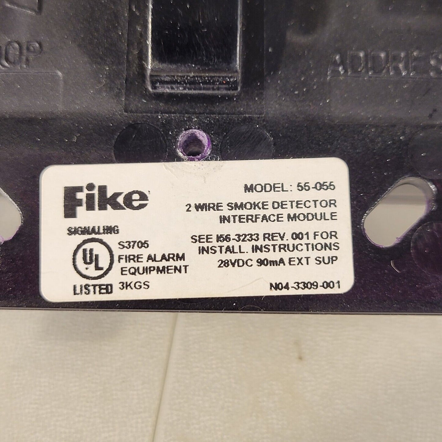 Fike 55-055 Conventional Zone For Indoor Dry Applications Off White