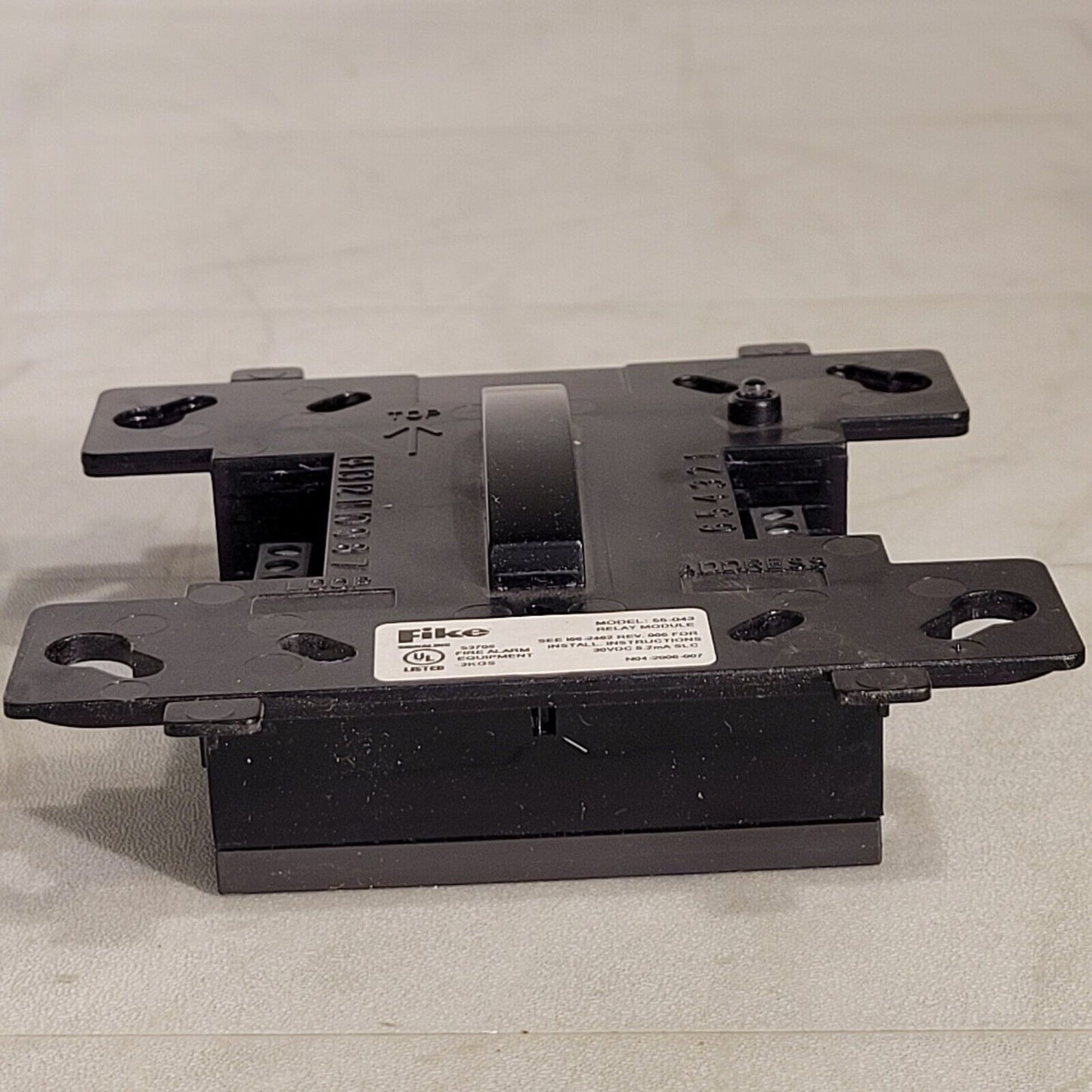 Fike 55-043 Relay Module Non-isolator LED Status Indicator Off White Plate