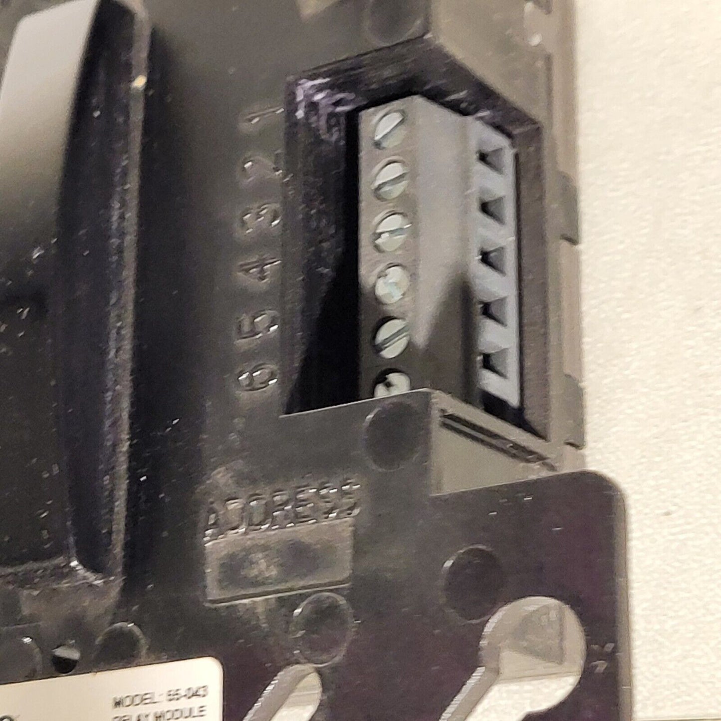 Fike 55-043 Relay Module Non-isolator LED Status Indicator Off White Plate