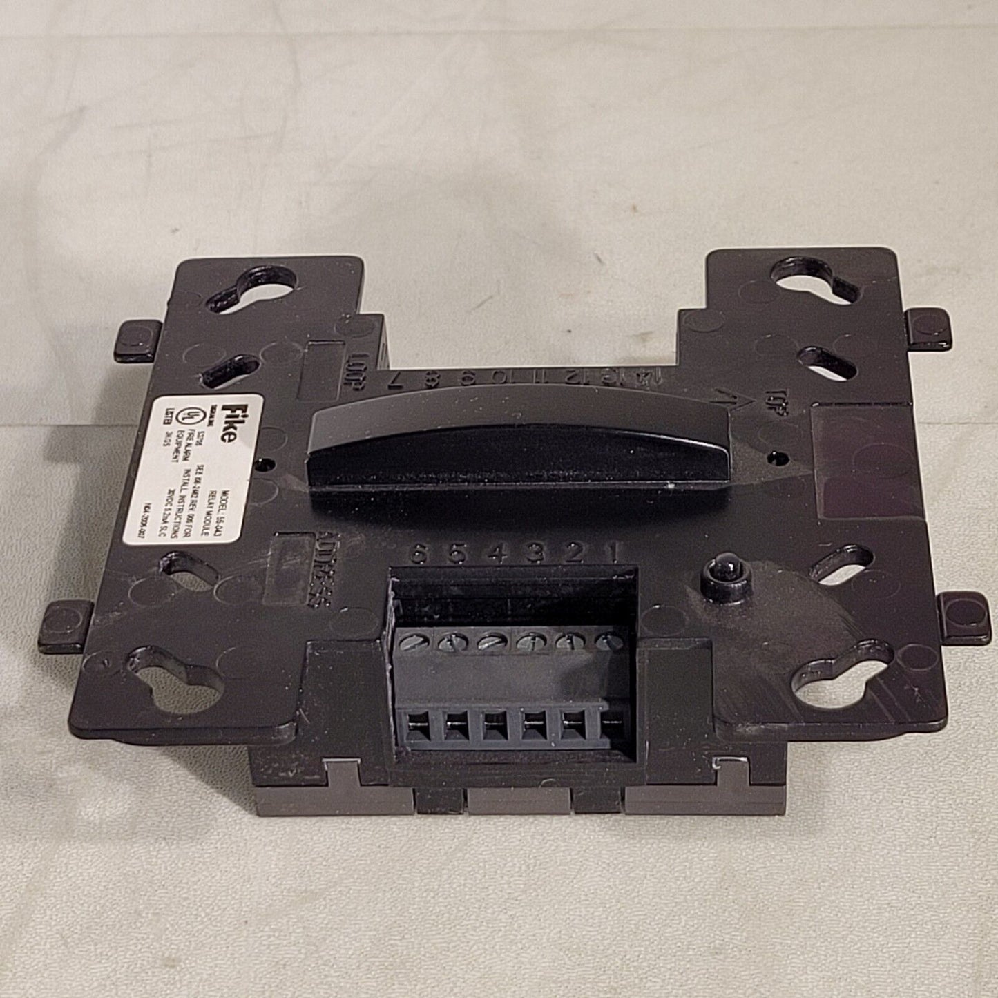 Fike 55-043 Relay Module Non-isolator LED Status Indicator Off White Plate