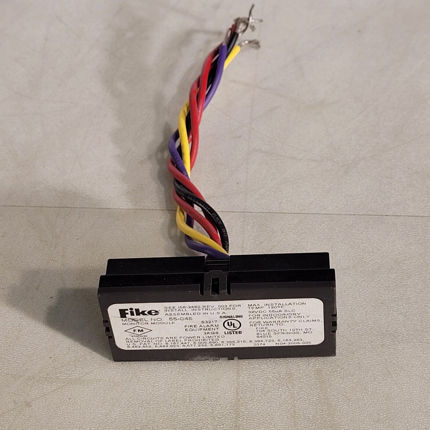 Fike 55-045 Mini Module Non-isolator For Indoor Dry Applications