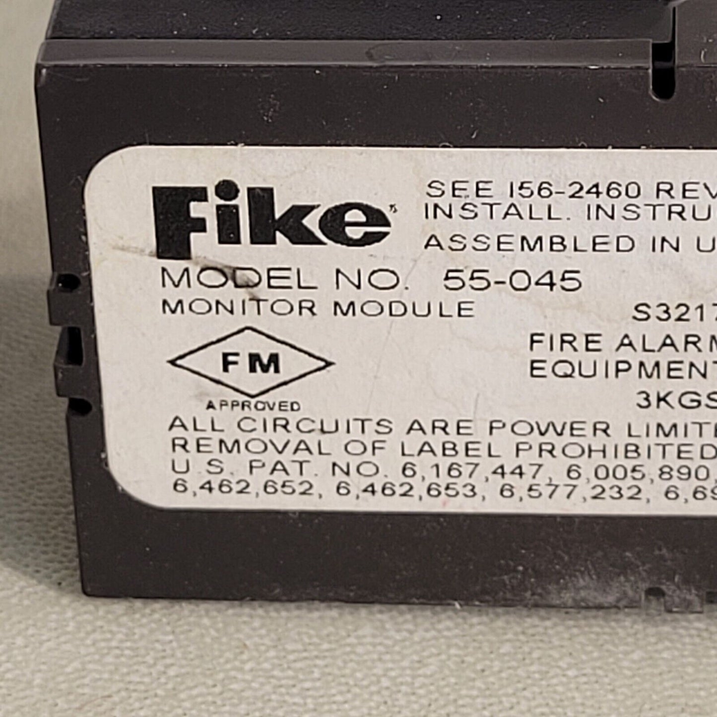Fike 55-045 Mini Module Non-isolator For Indoor Dry Applications