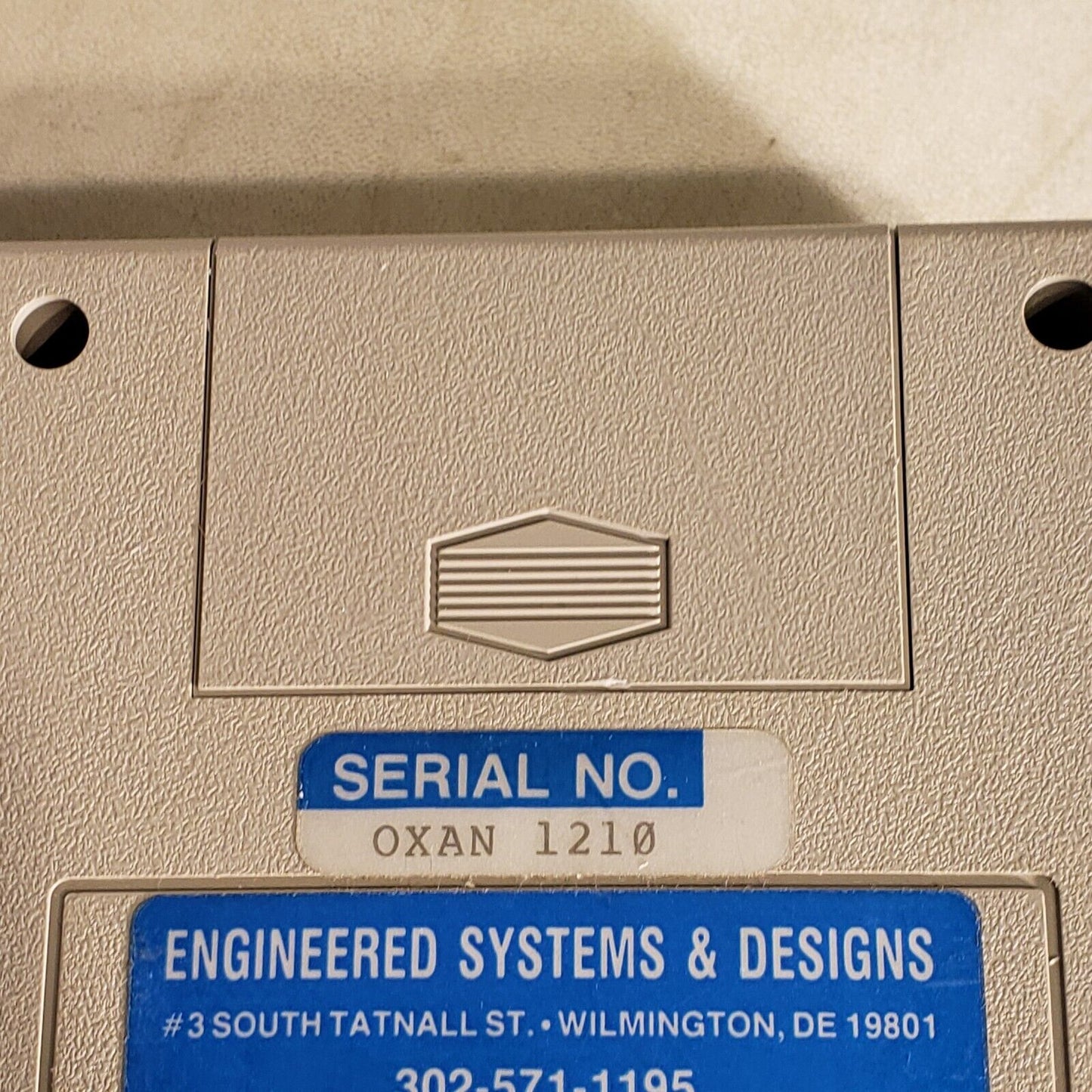 Engineering Systems Oxygen Oxan Analyzer Portable Controller