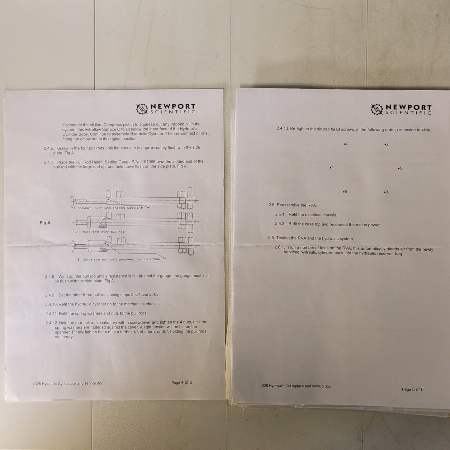 Newport RVA RVA-4 Thermocline TCW Software Installation Operation Setup Manual