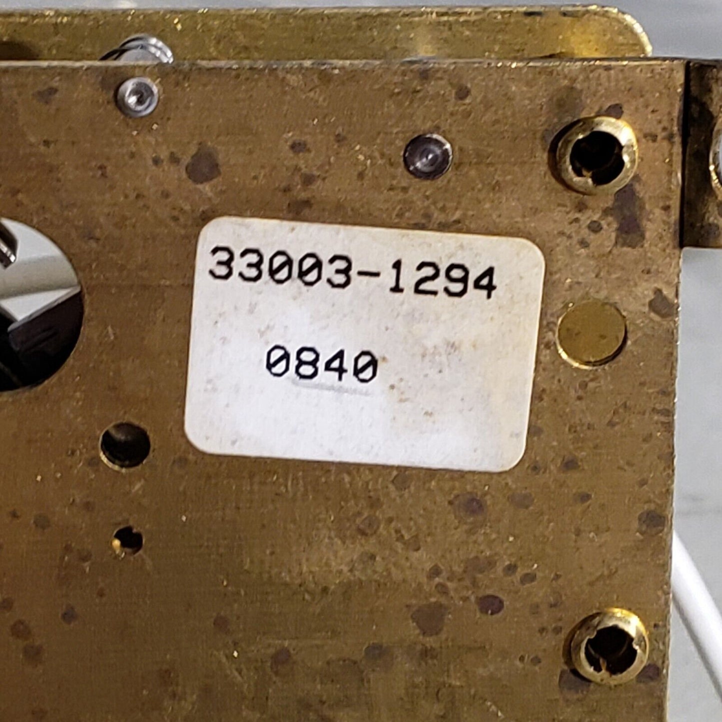 Vintage Synchron 33003-1294 0840 Clock Motor and Gear Mechanism 110V