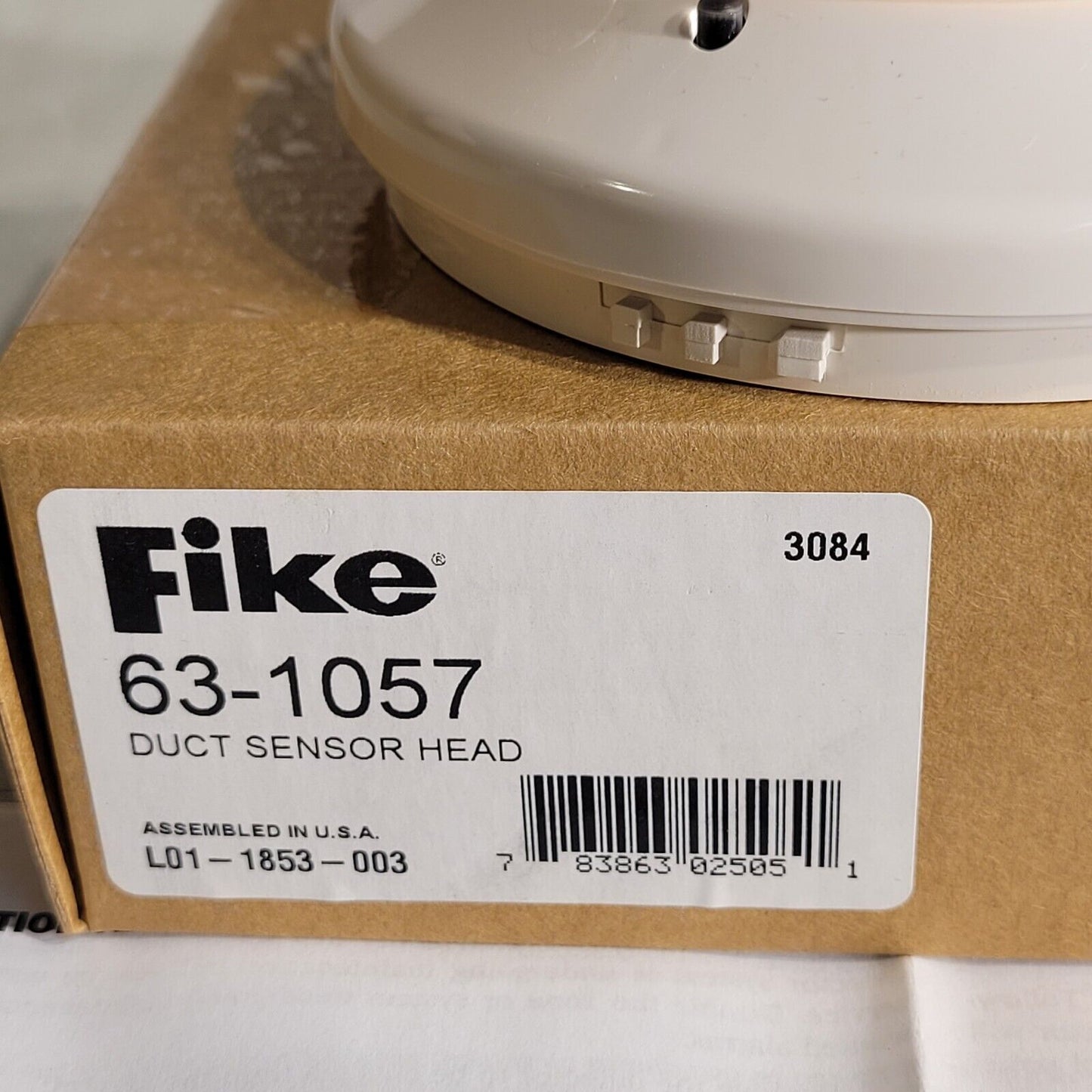 Fike 63-1057 Duct Sensor Head Intelligent Photoelectric Smoke Detector
