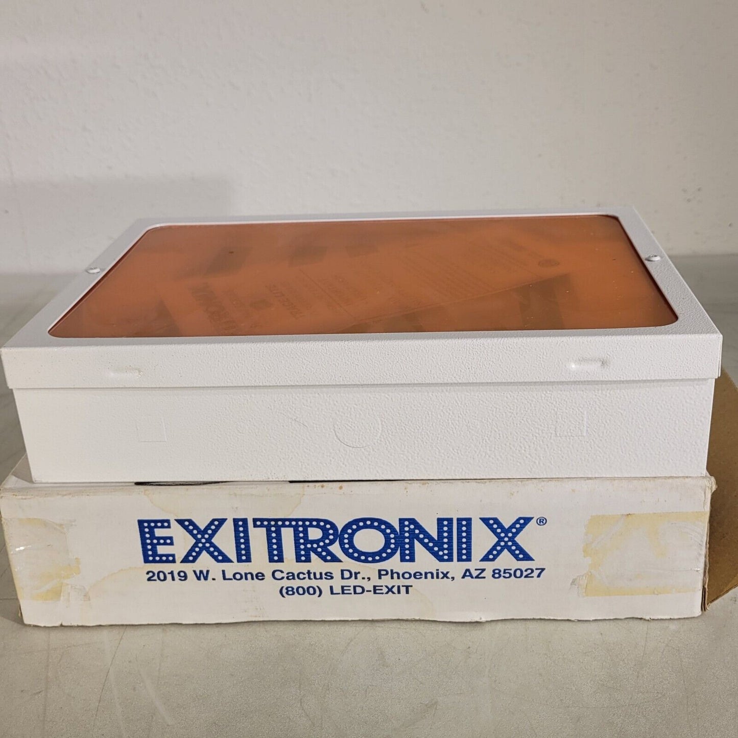 Exitronix 602/WB/TF/A1/FB/TRH/WH LED Exit Sign Suitable For Damp Locations