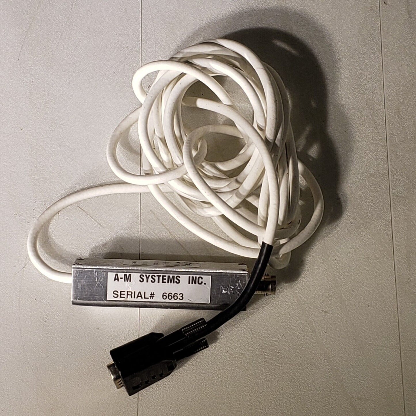 A-M Systems 2400 Patch Clamp Headstage 1G/10M Ohm Feedback Resistors 11ft