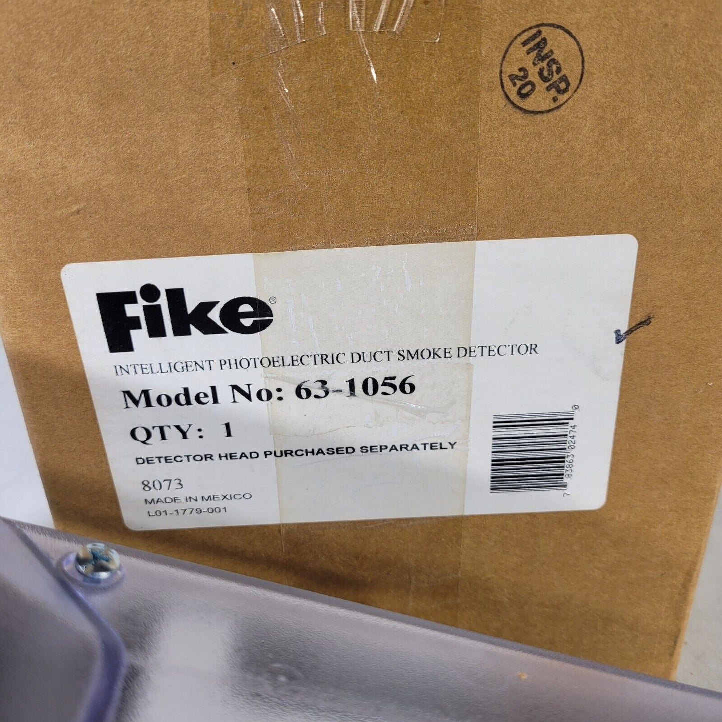 Fike 63-1056 Intelligent Photoelectric Duct Smoke Detector Housing 783863024740