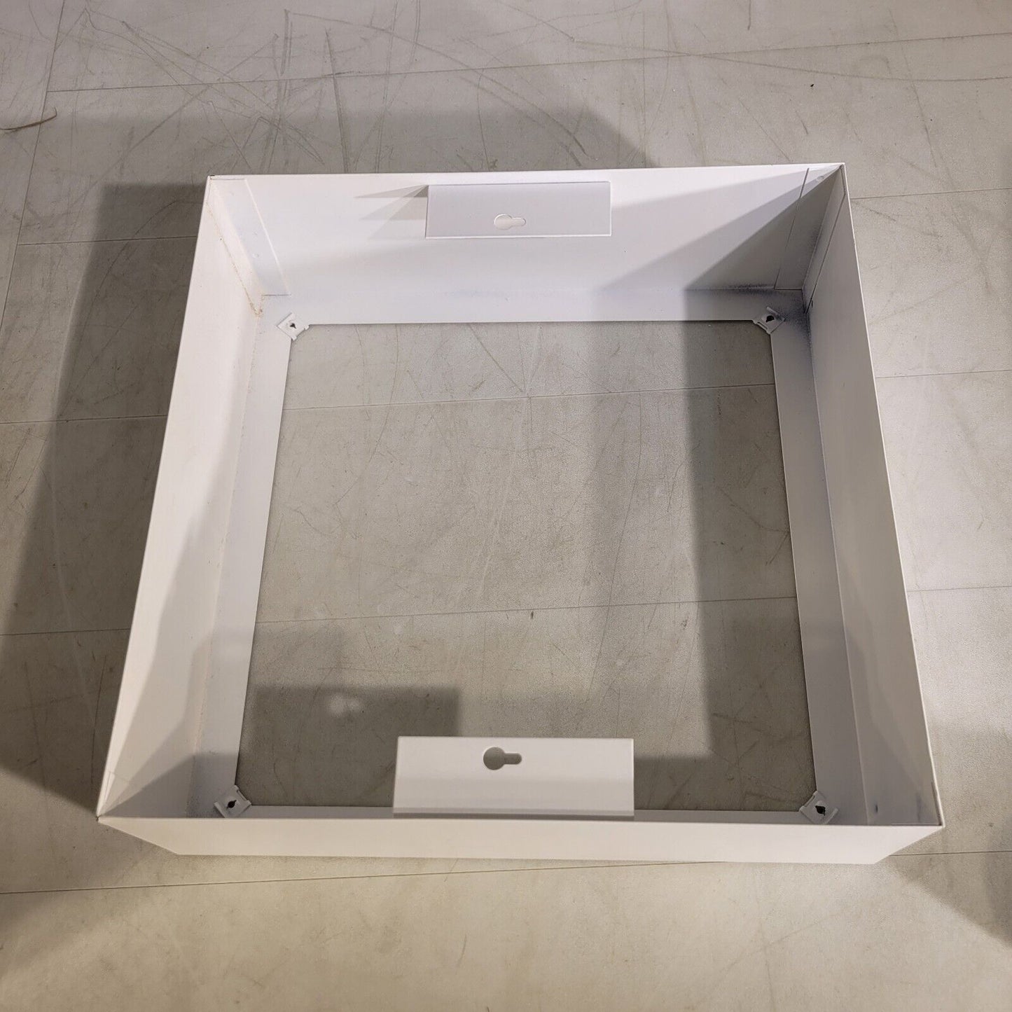 13" X 13" X 4" Protective Circuit Mounting Box White Electrical Project Metal