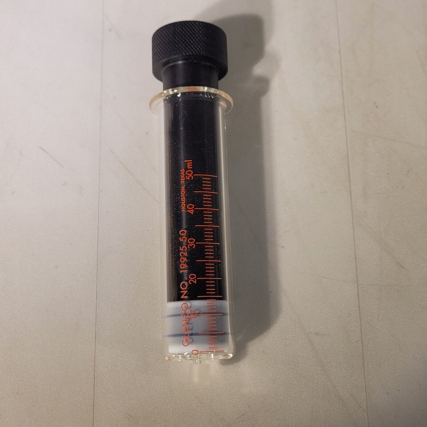Glenco 19925-50 Airtight Glass Syrng 0-50ml Capacity