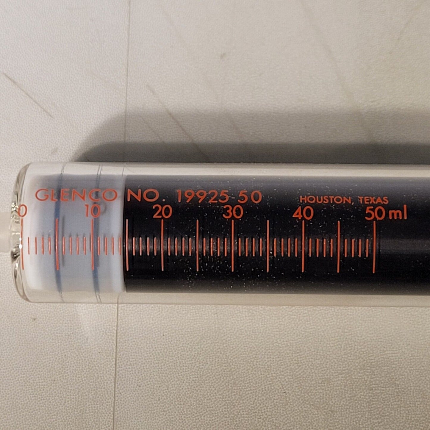 Glenco 19925-50 Airtight Glass Syrng 0-50ml Capacity