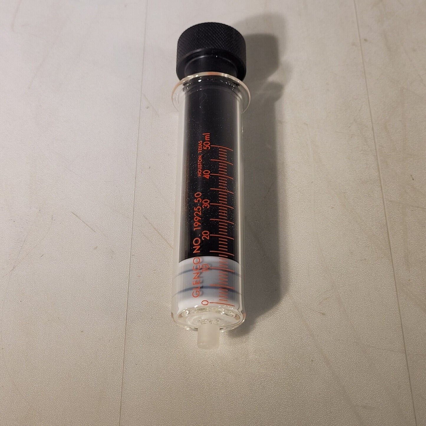 Glenco 19925-50 Airtight Glass Syrng 0-50ml Capacity