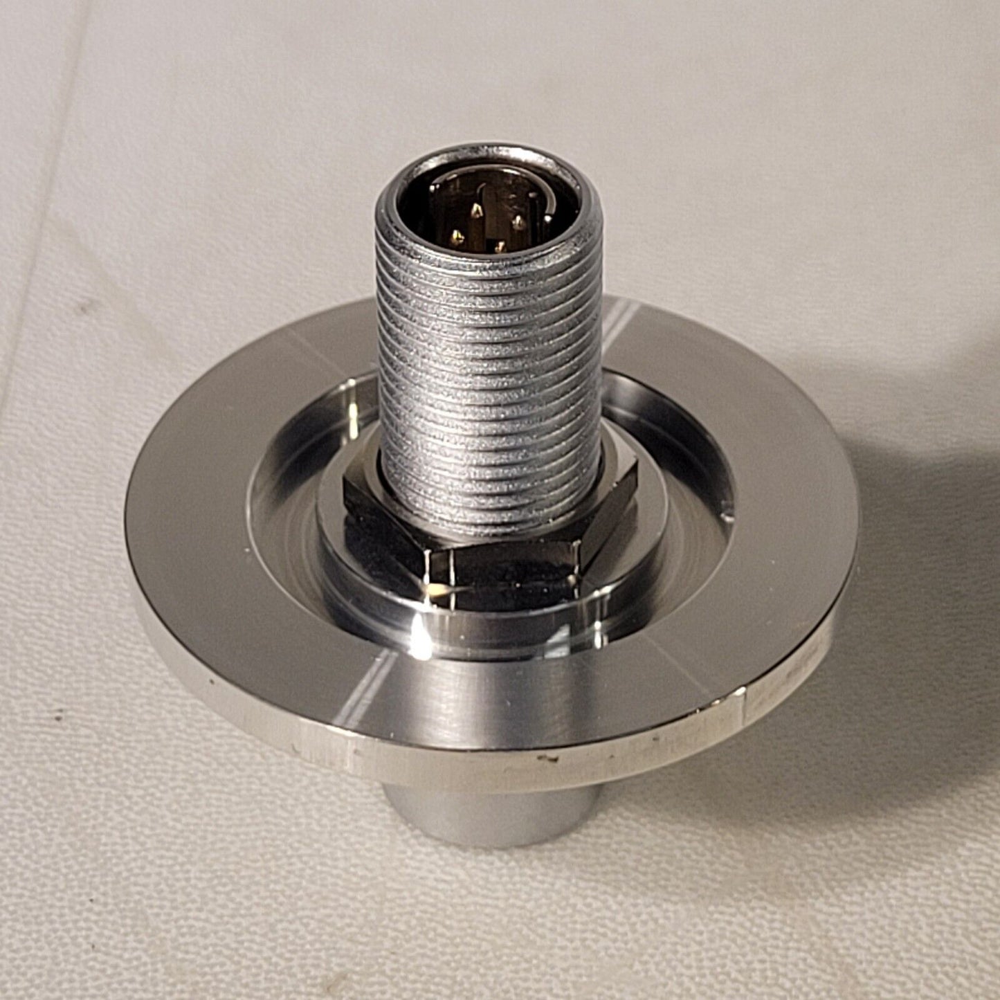 ISO KF25 NW25 Electrical Feedthrough 4-Pin Wire High Vacuum UHV Connector