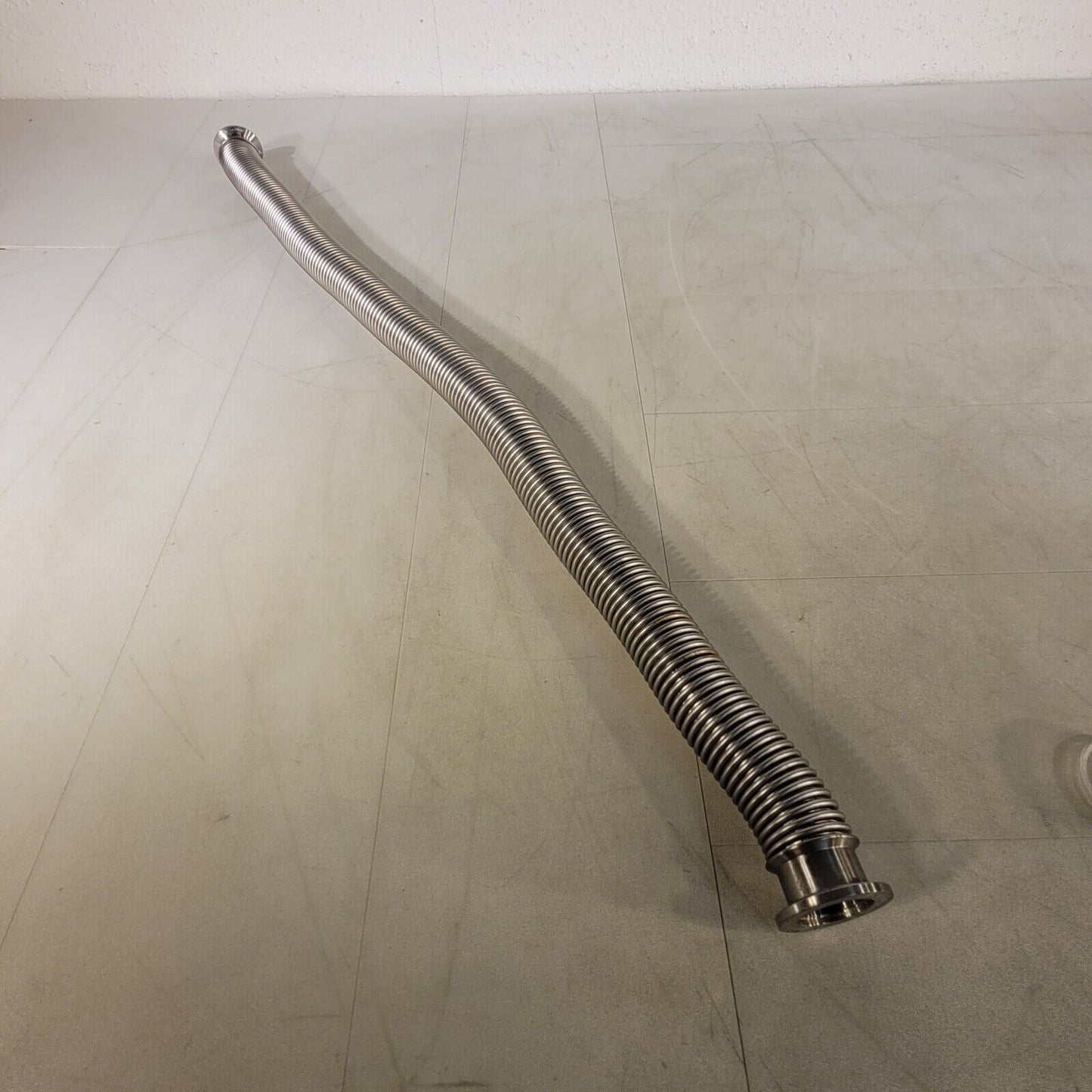 ISO KF25 NW25 CF Flexible Stainless Steel Bellows Hose High Vacuum UHV 30in Long