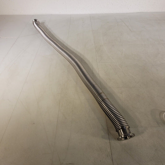ISO KF25 NW25 CF Flexible Stainless Steel Bellows Hose High Vacuum UHV 30in Long