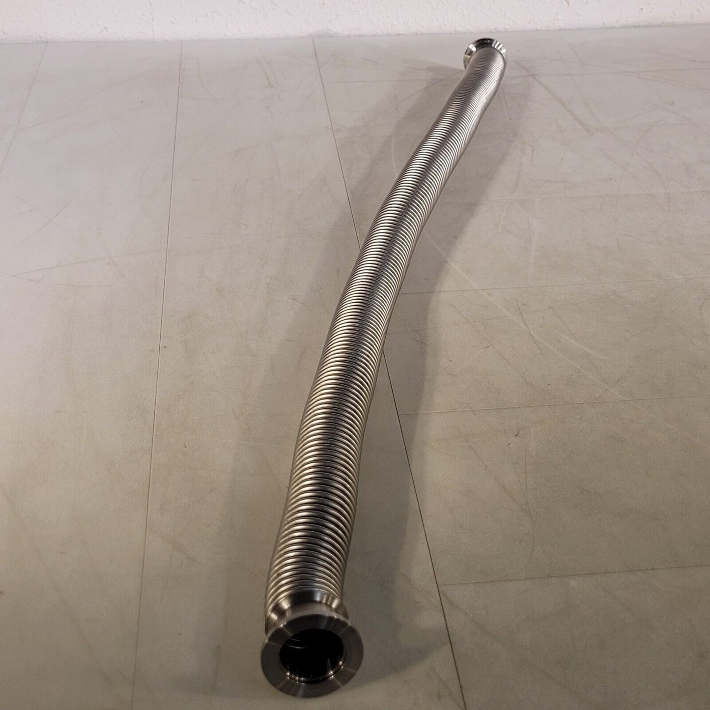 ISO KF25 NW25 CF Flexible Stainless Steel Bellows Hose High Vacuum UHV 30in Long