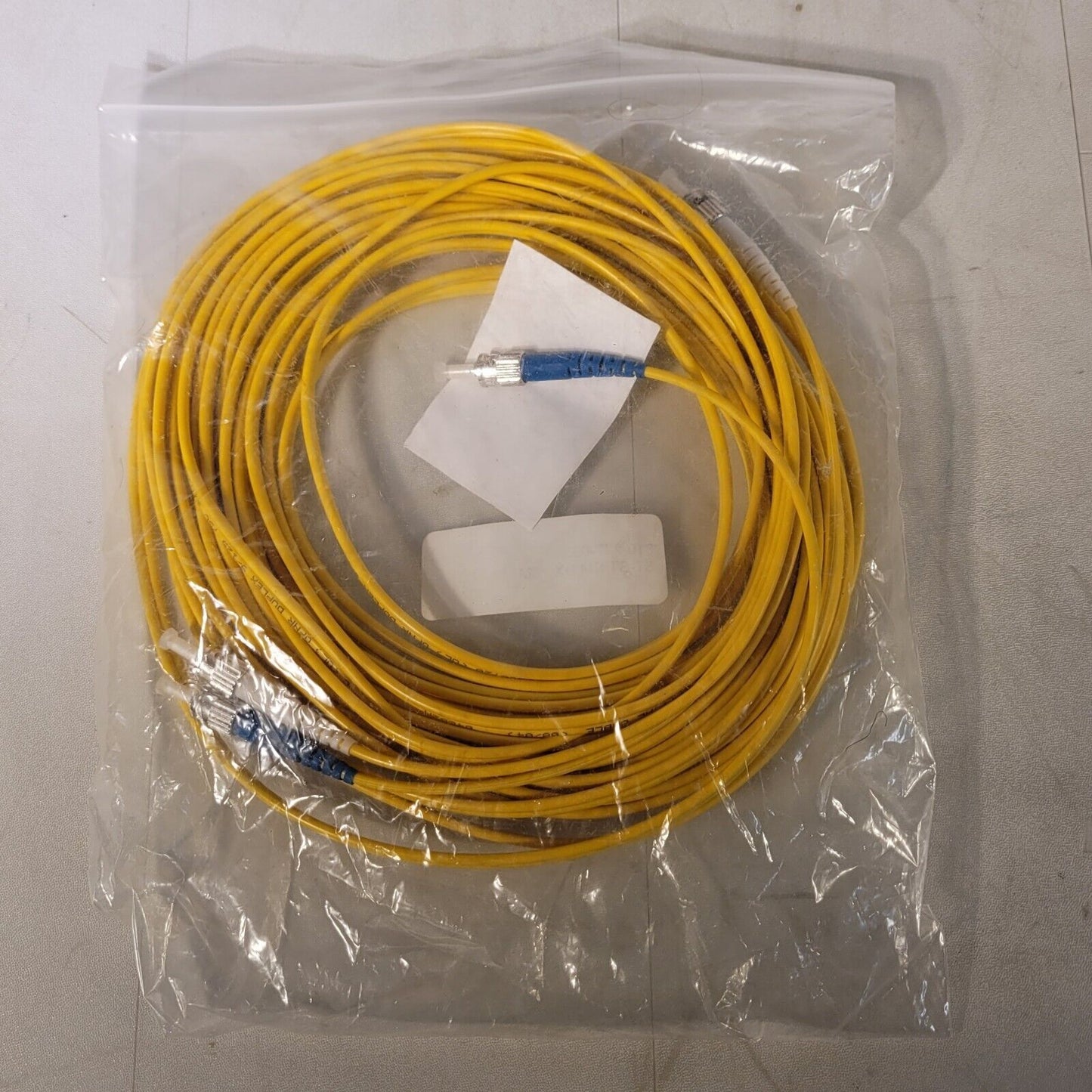 Duplex E238720 ST/UPC to ST/UPC Armored Singlemode Fiber Optic Cable 10m
