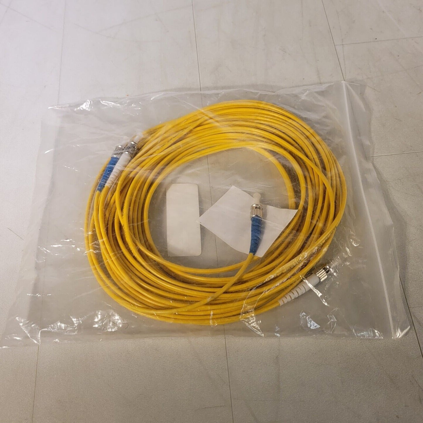 Duplex E238720 ST/UPC to ST/UPC Armored Singlemode Fiber Optic Cable 10m