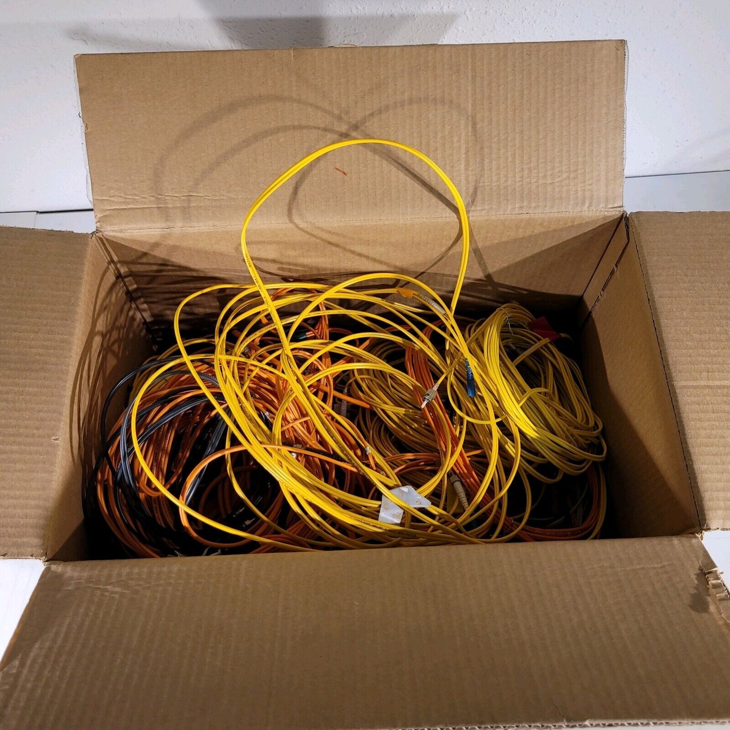 Bulk Lot of Fiber Optic Cables Patch Cords Jumps Pigtails and Custom Assemblies