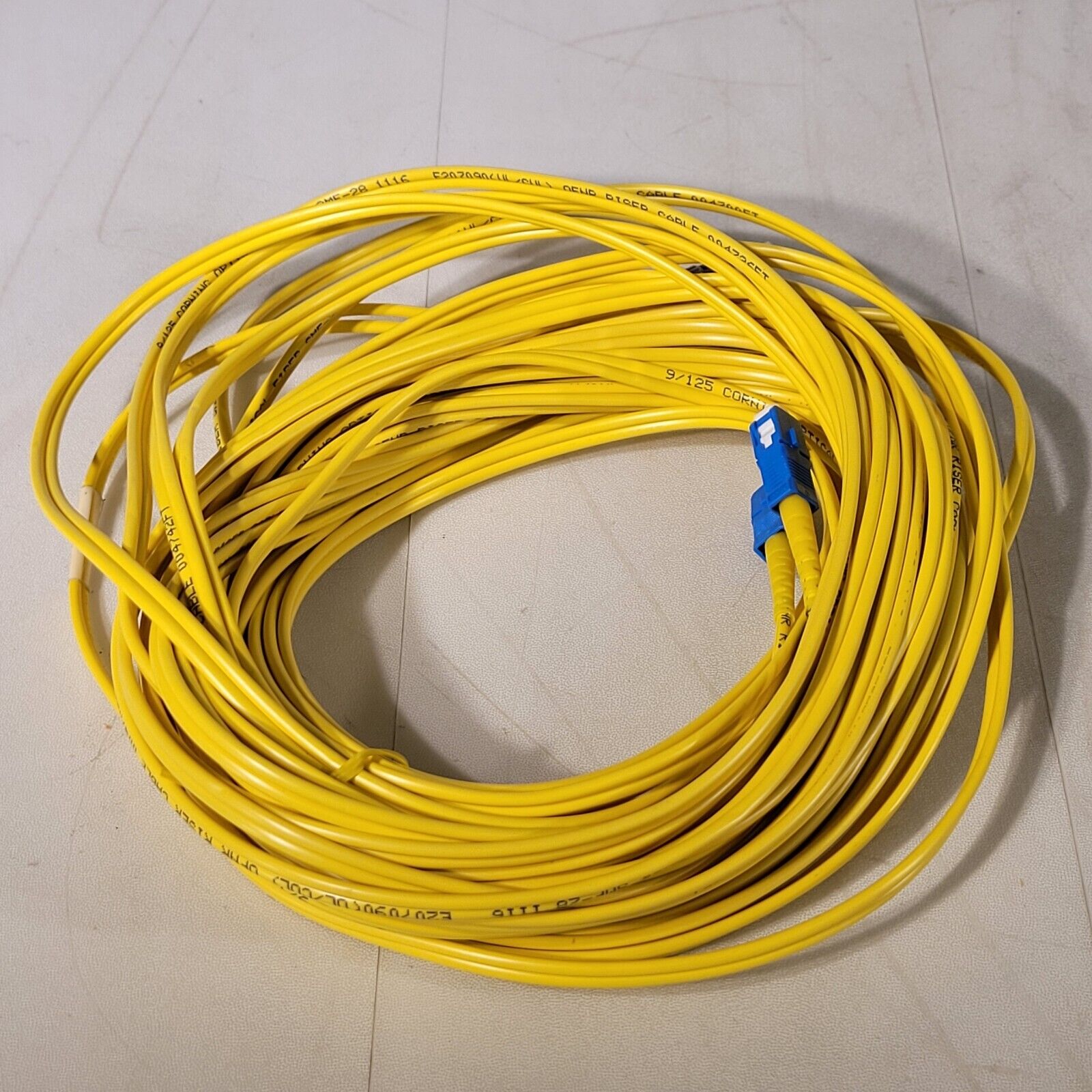 Corning Fiber Optic SMF28 1116 E207090 (UL/CL) OFNR Riser Cable 45ft