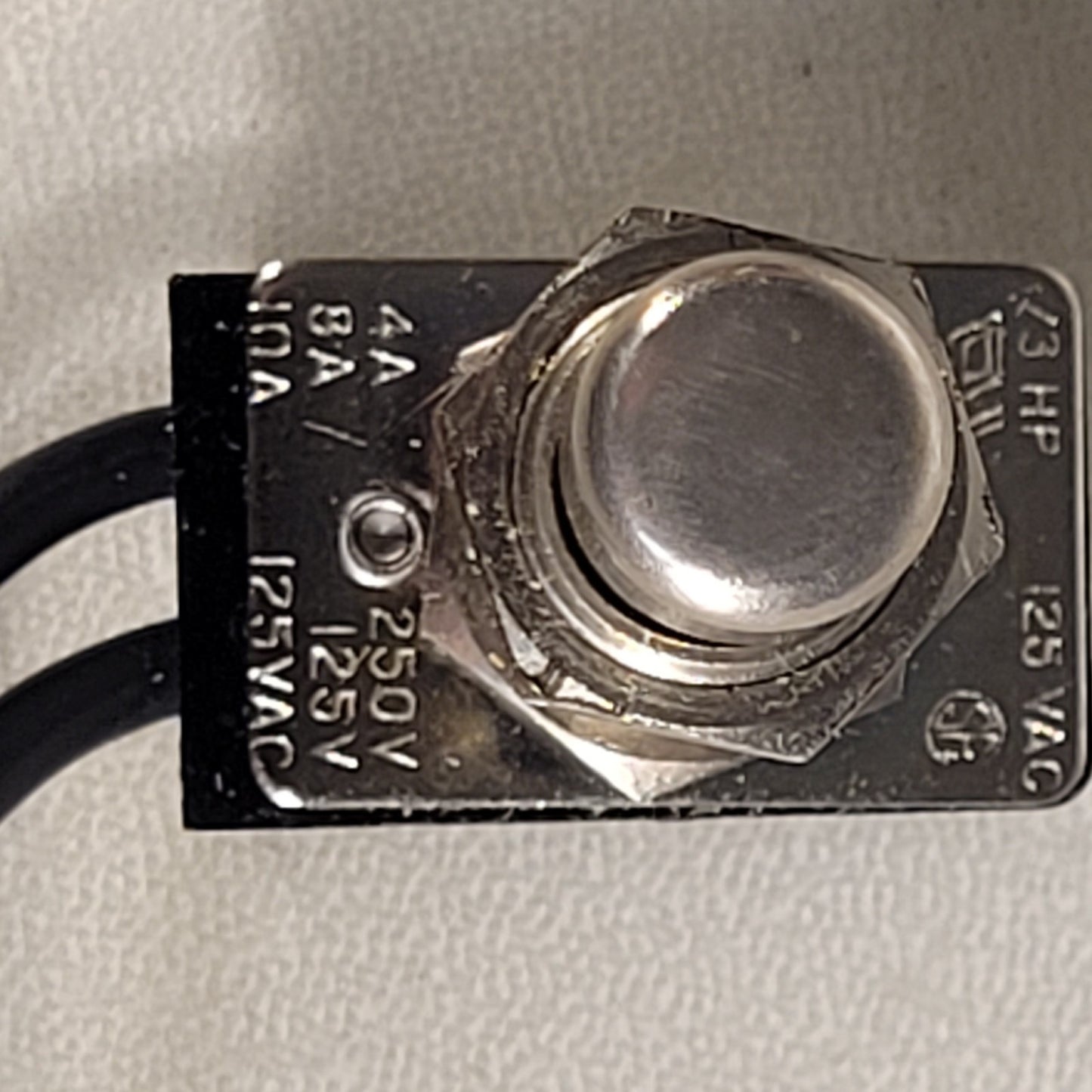 Gaynor 6600-6699 Push Button Switch 1/3HP 10A 250VAC Electric Pushbutton