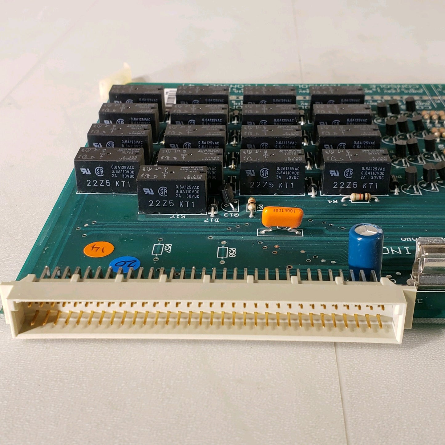 Telecor IBU-1B Rev 1.1 4 Wire Plug In Module Fully Populated Relay Control Board