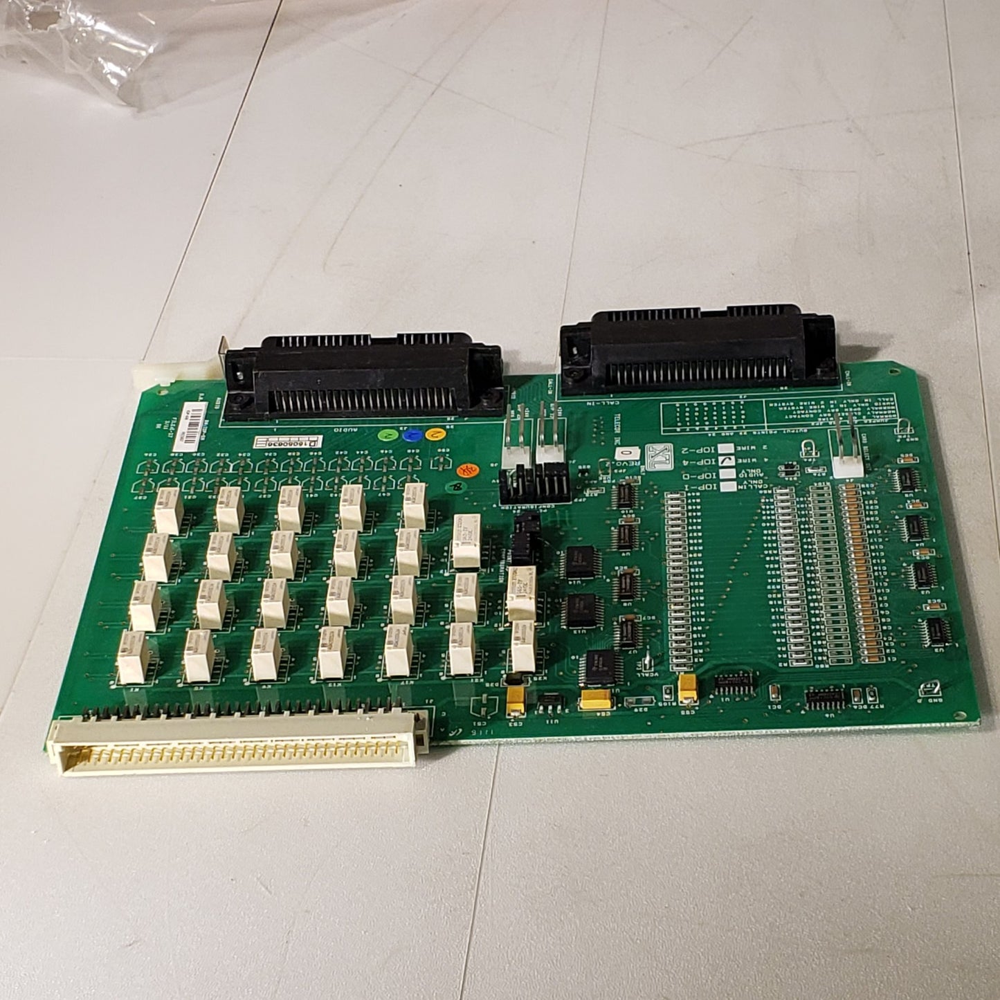 Telecor IOP-4 Rev 0.2 4 Wire File E-37 Plug In Module Control Board