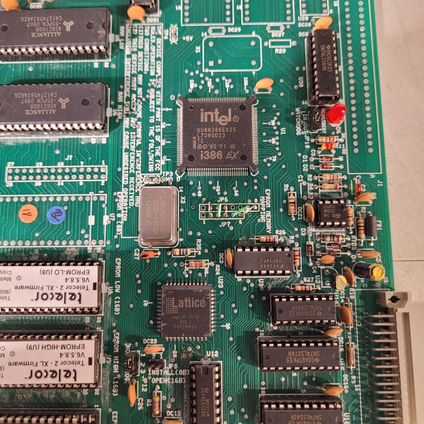 Telecor CPU-3-XL-MA Rev 1 Plug In Module XL Compatible File T2-85 Control Board