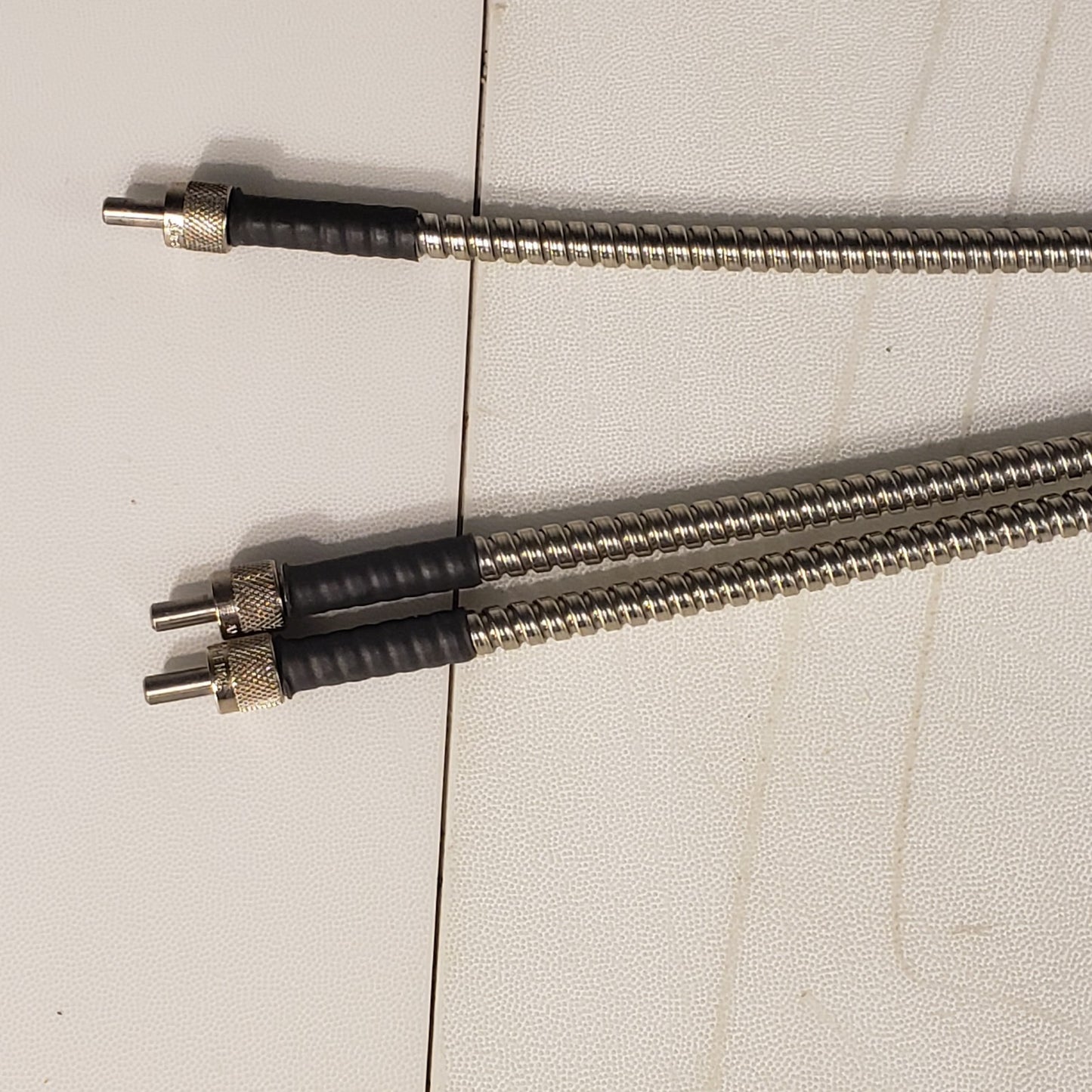 Fiber Optic Cable 12.5" Long 4-Way Splitter Bifurcated w/ Amphenol SMA-905 Plug