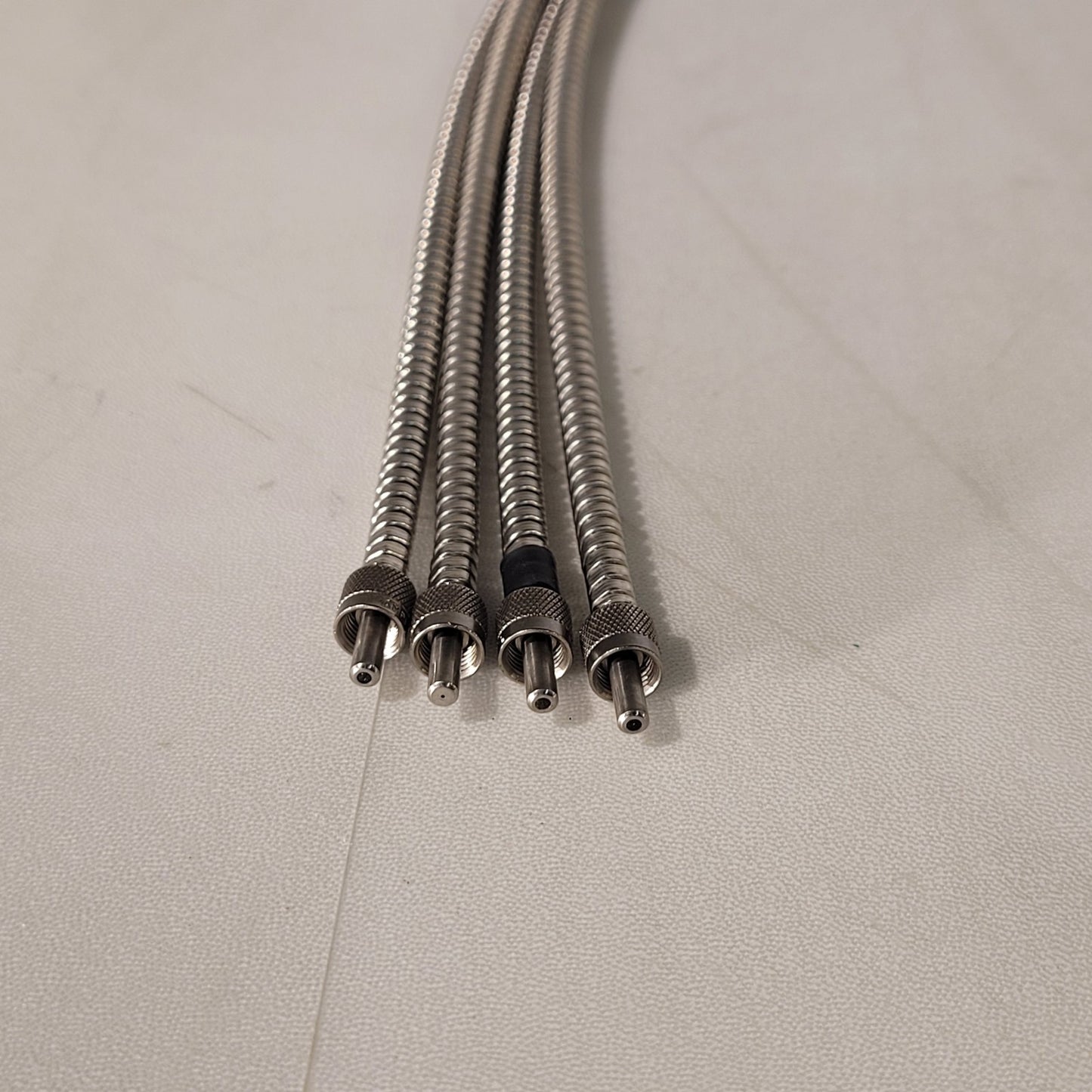Fiber Optic Cable 24" Long 4-Way Splitter Bifurcated with Amphenol SMA-905 Plug