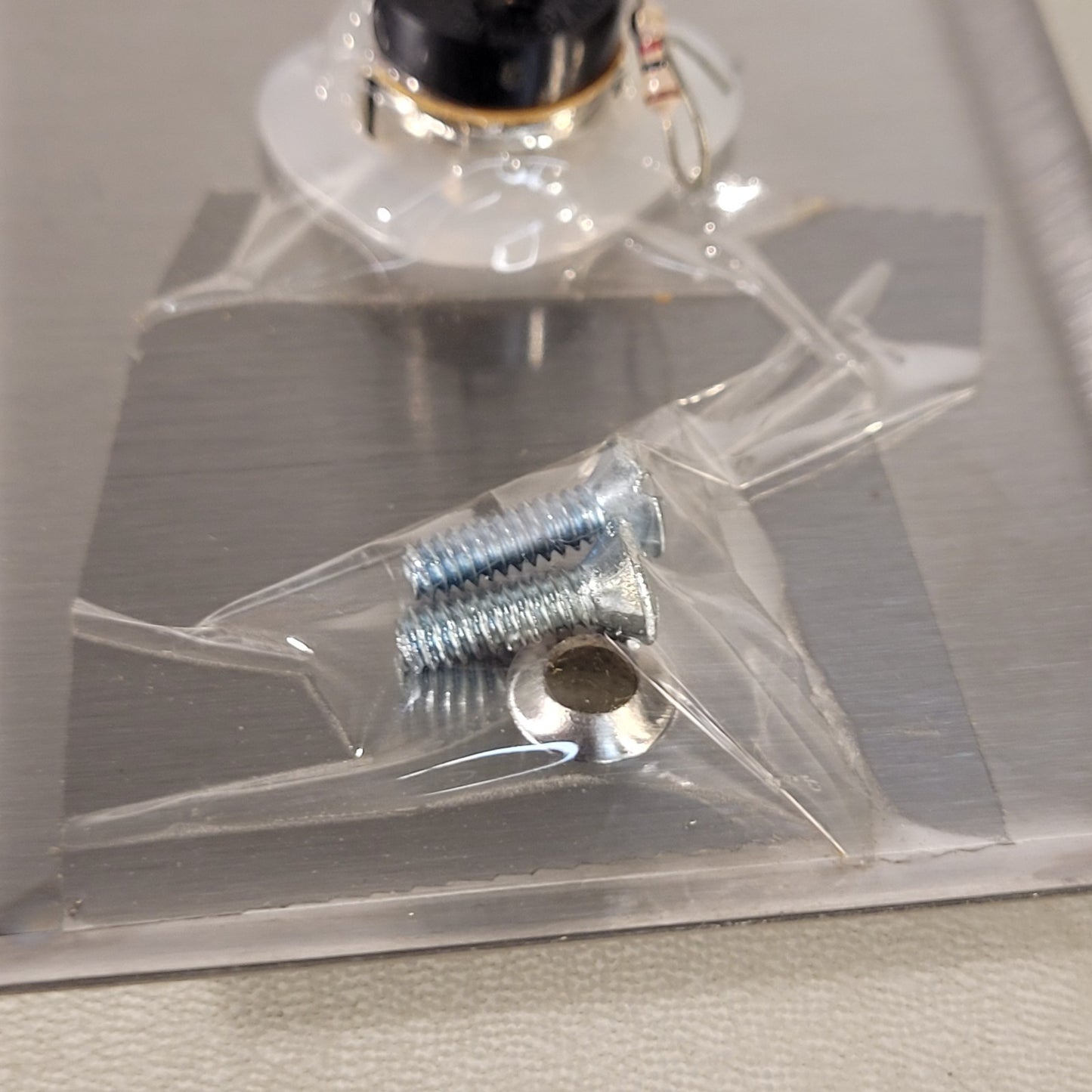 Telecor CS-1 Push To Call PA System Call Button Stainless Steel Plate