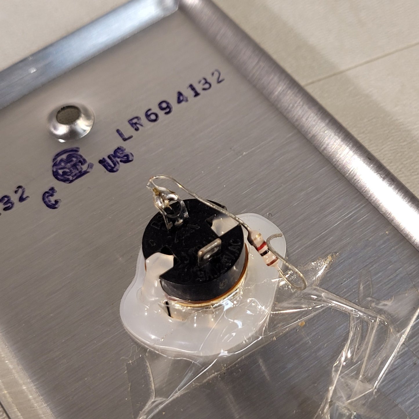 Telecor CS-1 Push To Call PA System Call Button Stainless Steel Plate