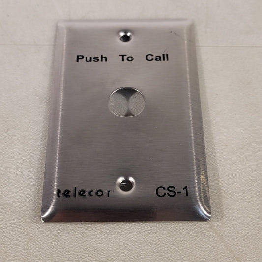 Telecor CS-1 Stainless Steel Wall Plate - No Switch, Plate Only