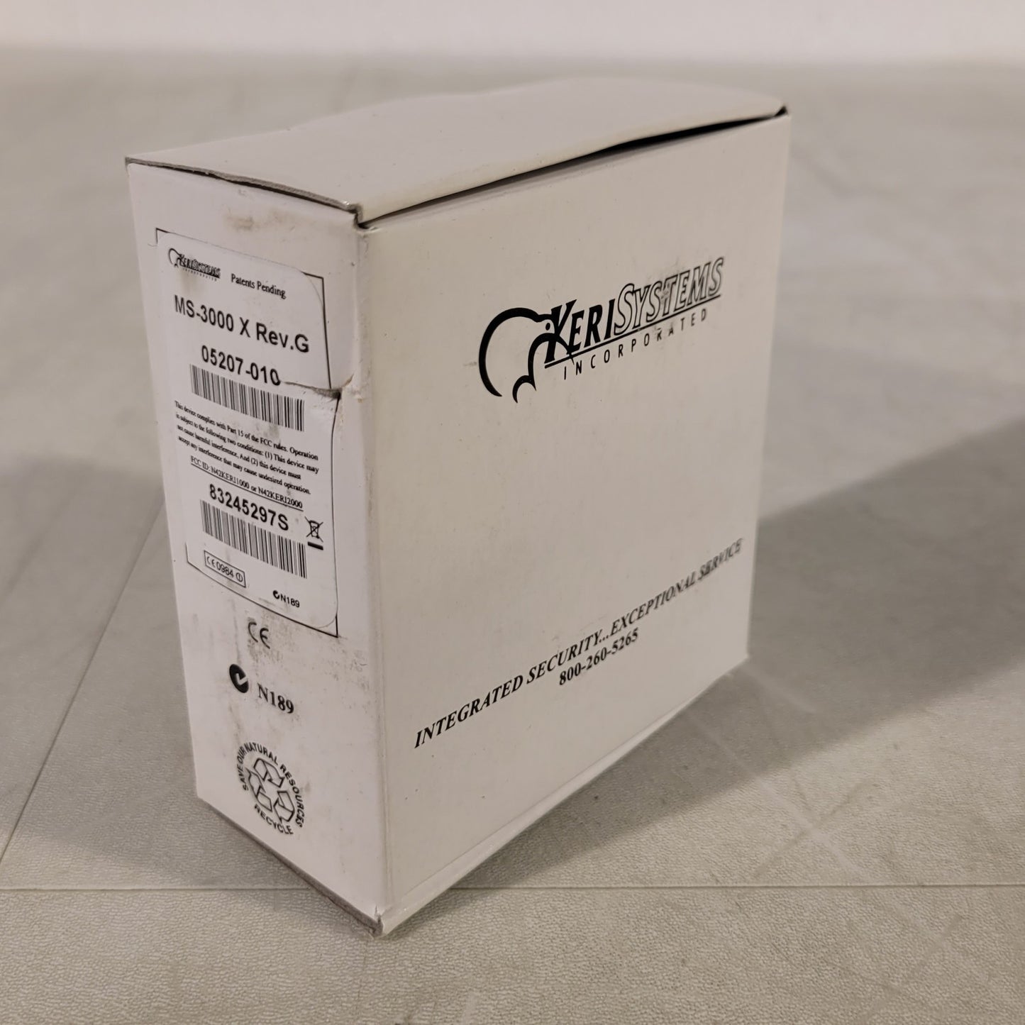 Keri MS-3000X MicroStar Proximity Reader Standard Audio Tone ID Card