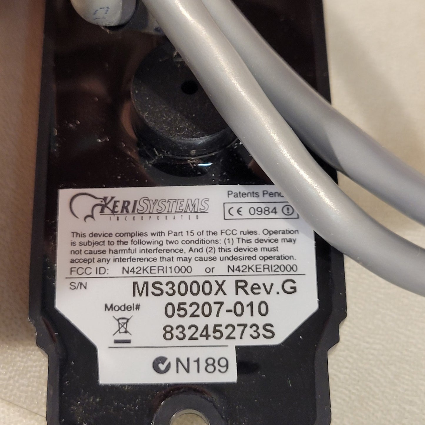 Keri System MS-3000X McroStar Proximity Reader Standard Audio Tone