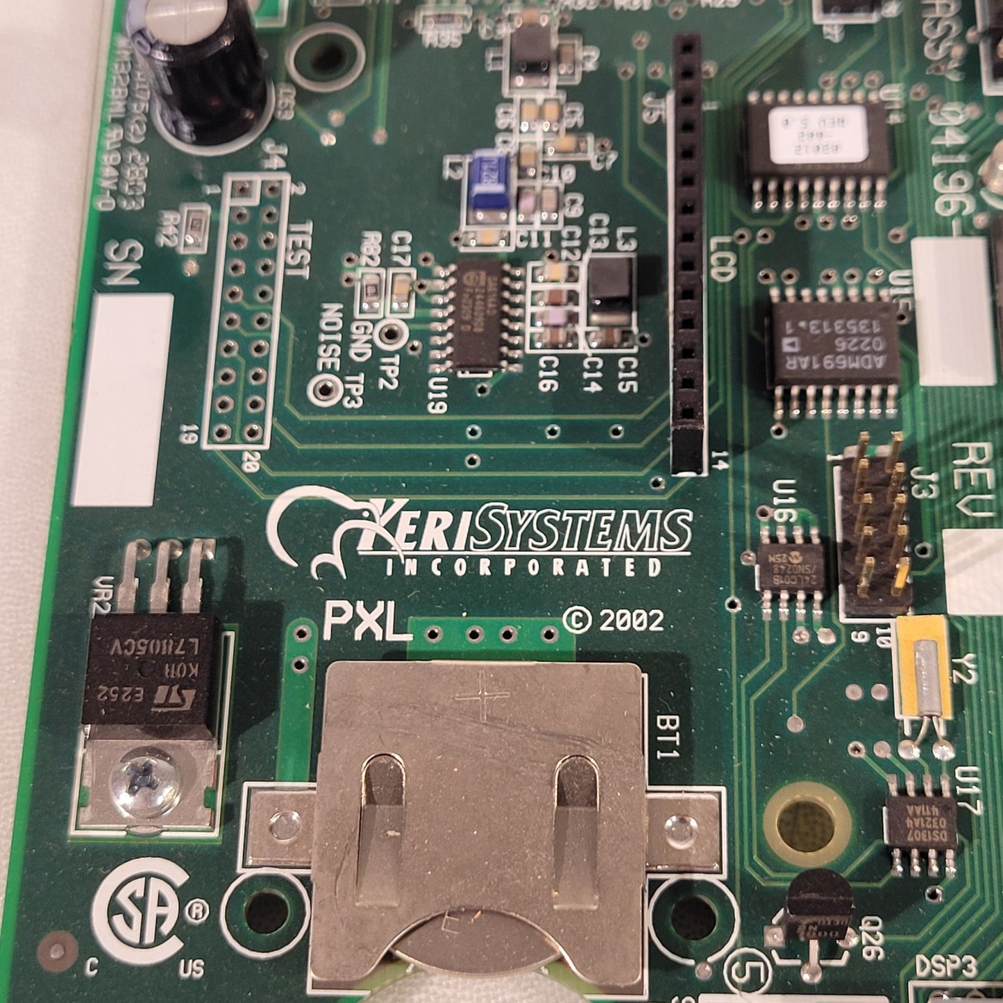 Vintage Keri Systems PXL Circuit Board Wireless Card Reader Control PCB 04196