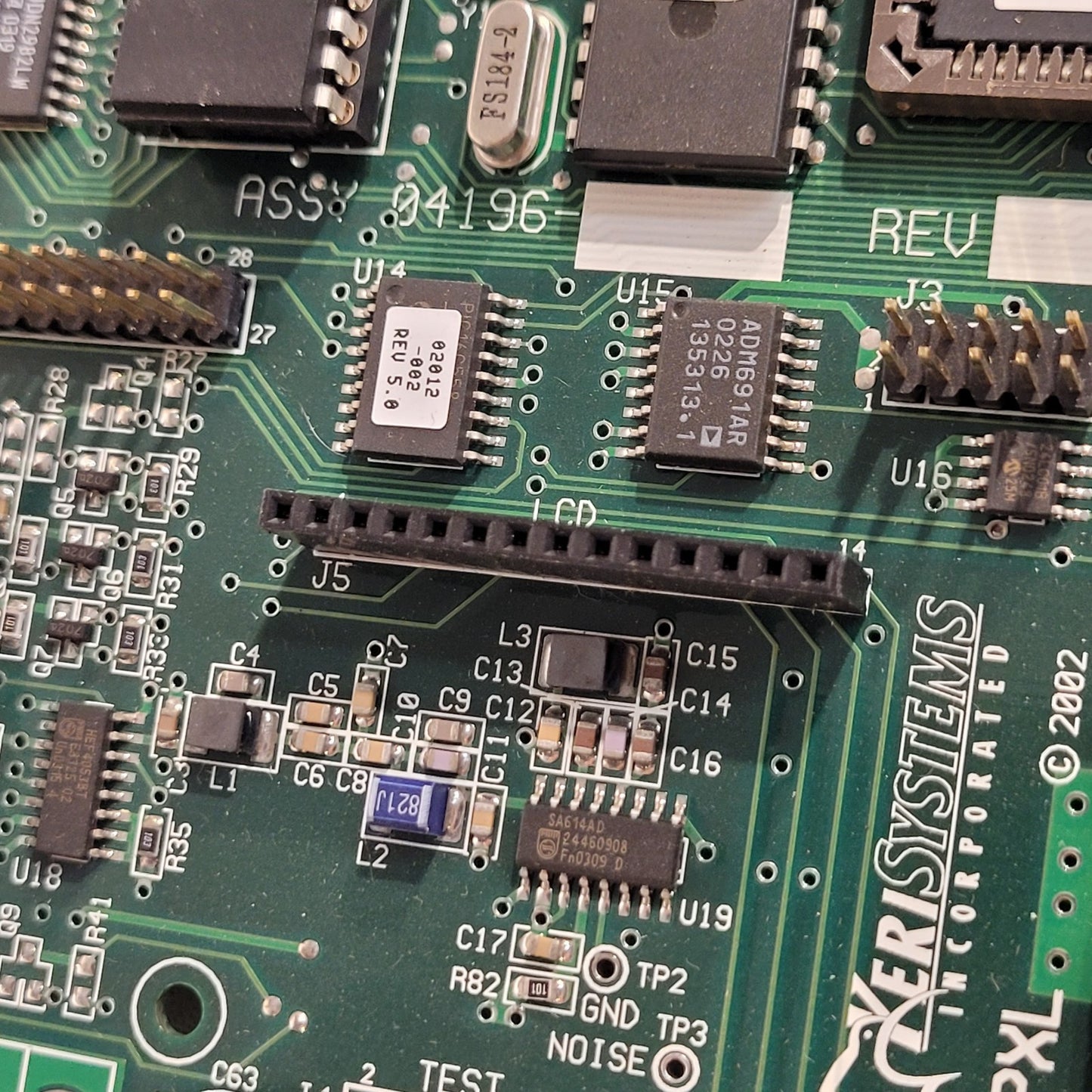 Vintage Keri Systems PXL Circuit Board Wireless Card Reader Control PCB 04196