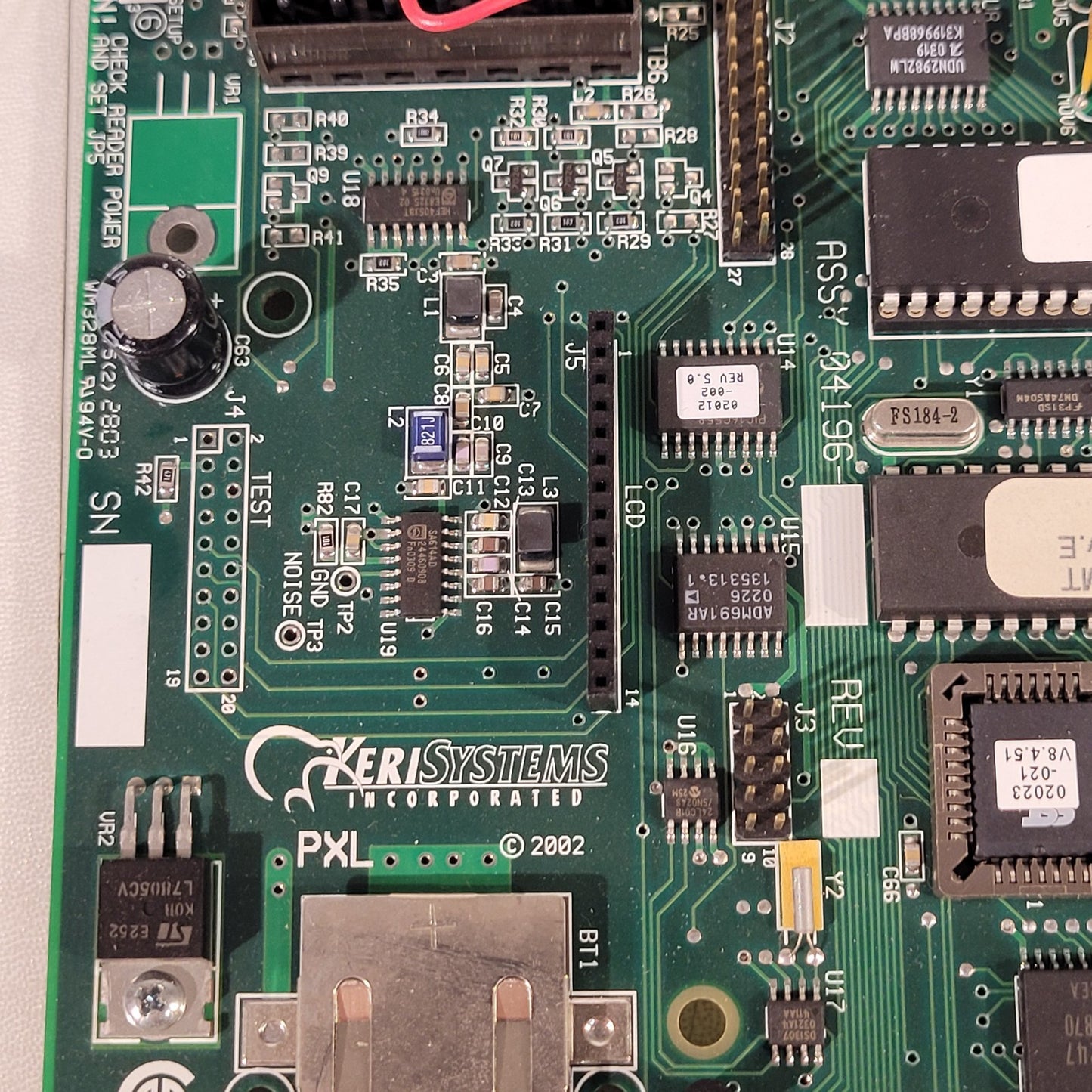 Vintage Keri Systems PXL Circuit Board Wireless Card Reader Control PCB 04196